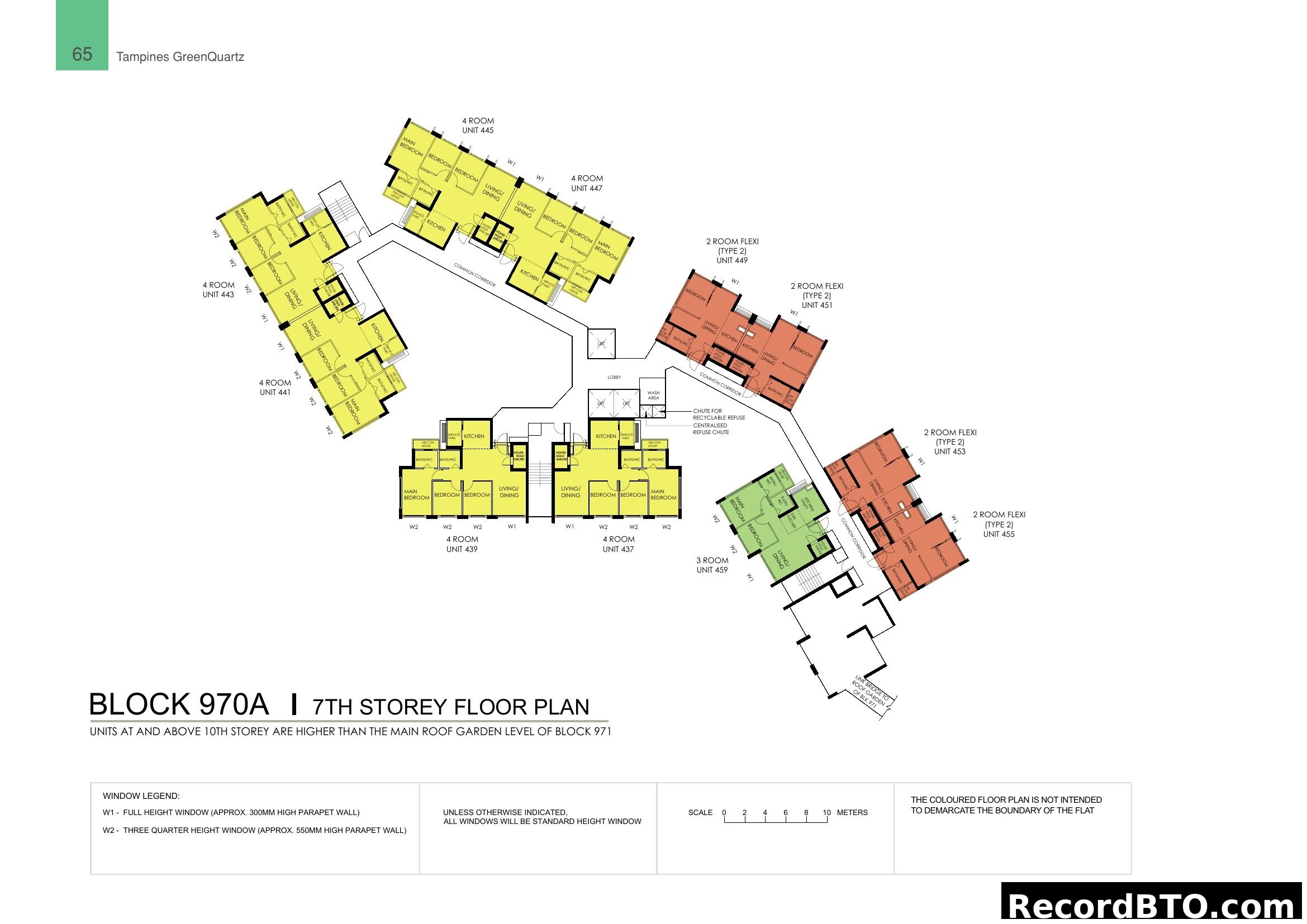 Block 970A 7th Storey Floor Plan