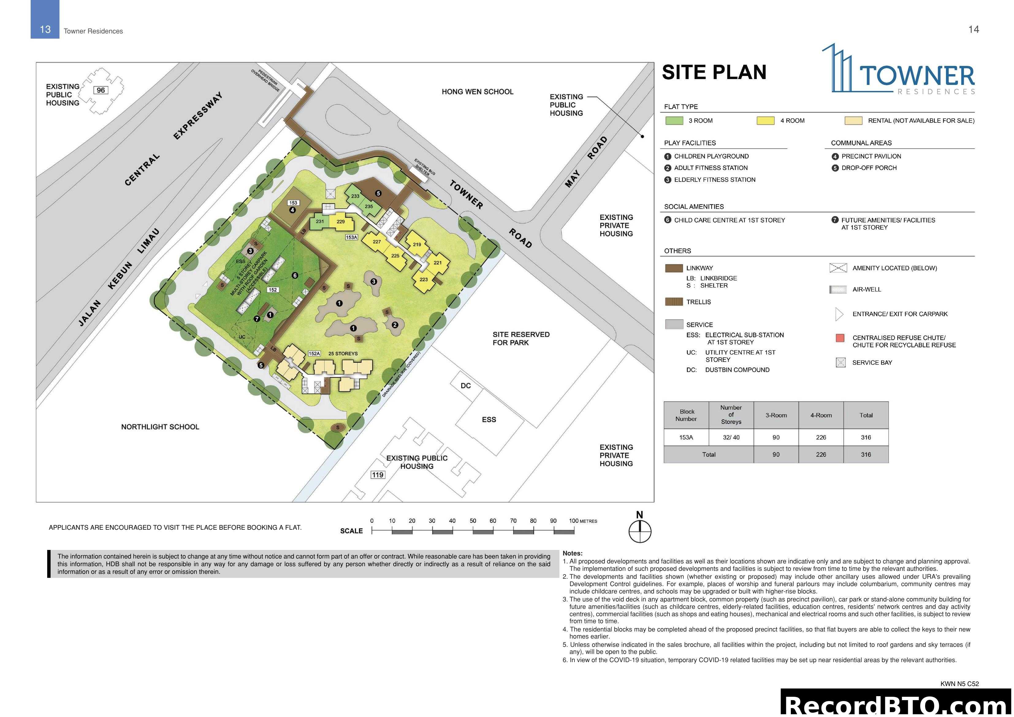 Towner Residences Site Plan