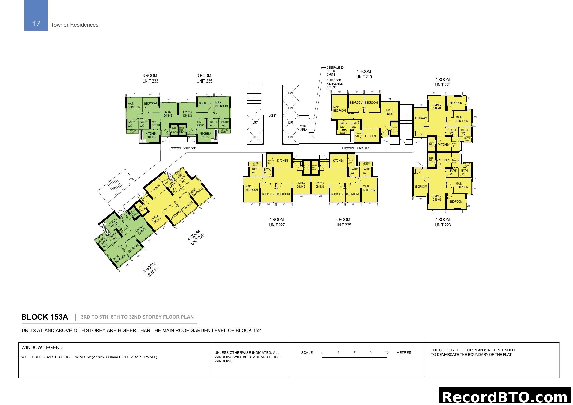 Towner Residences Block 153A Floor Plans