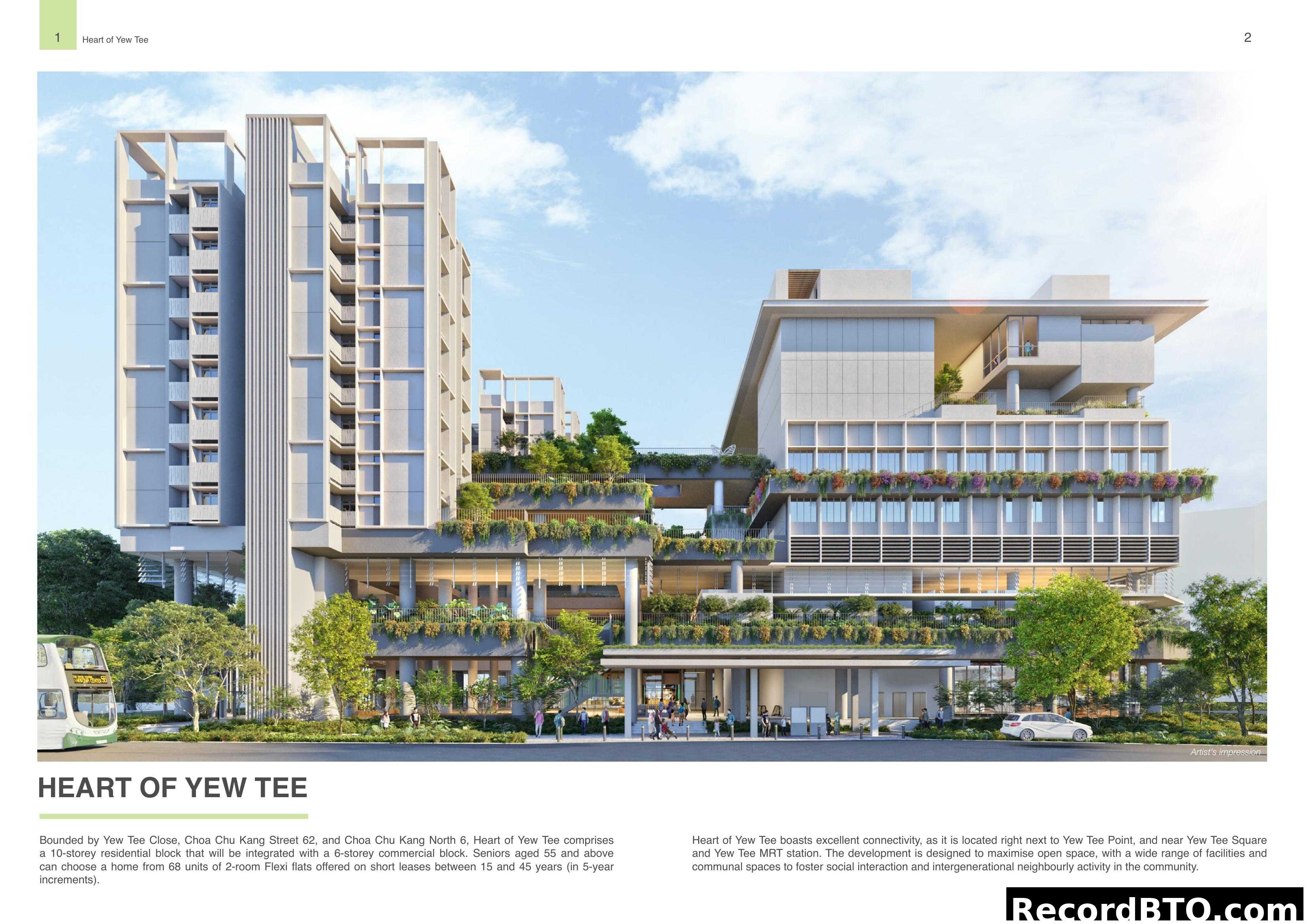 Heart of Yew Tee: Artist's Impression and Project Overview