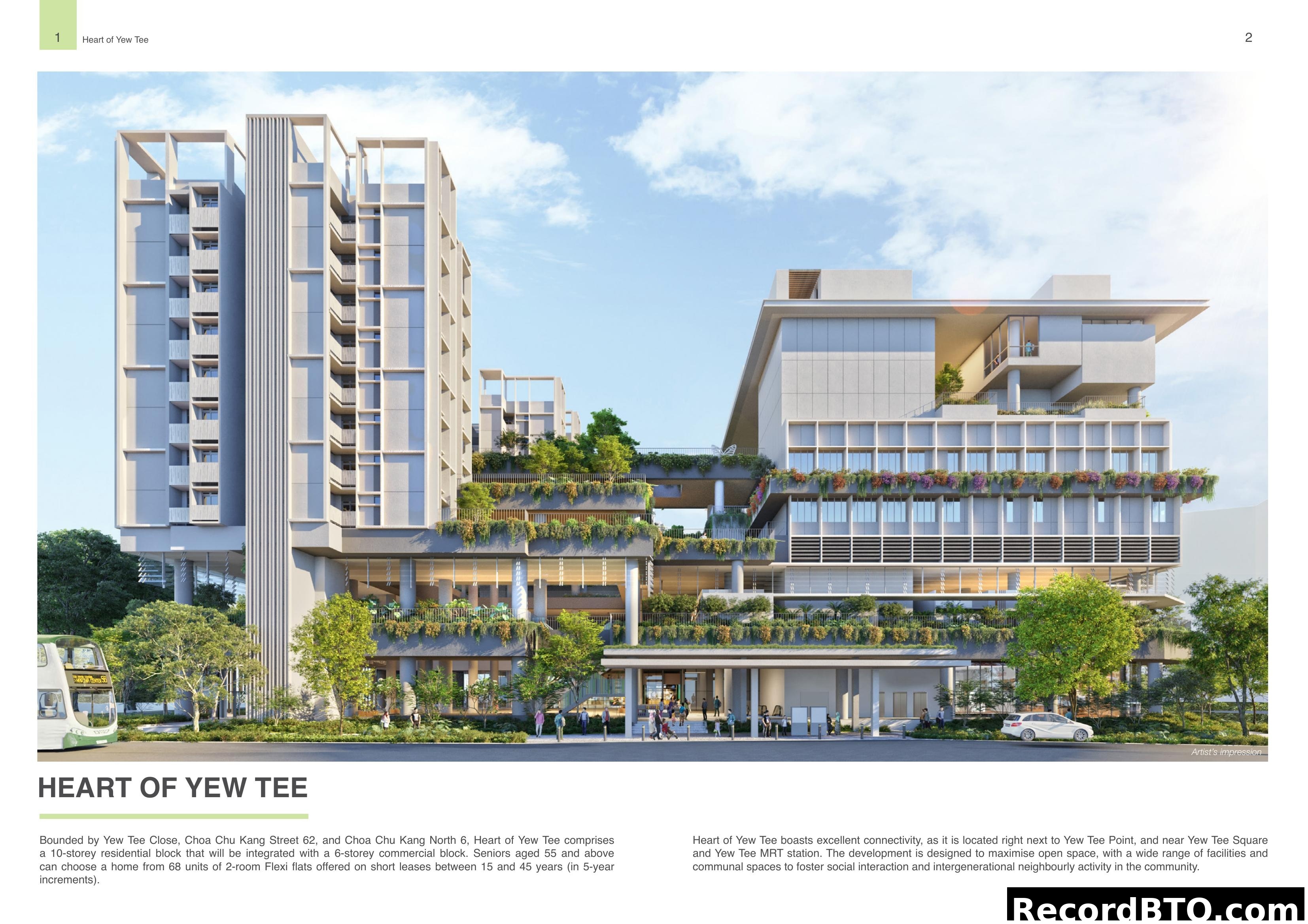 Heart of Yew Tee: Artist's Impression and Project Overview