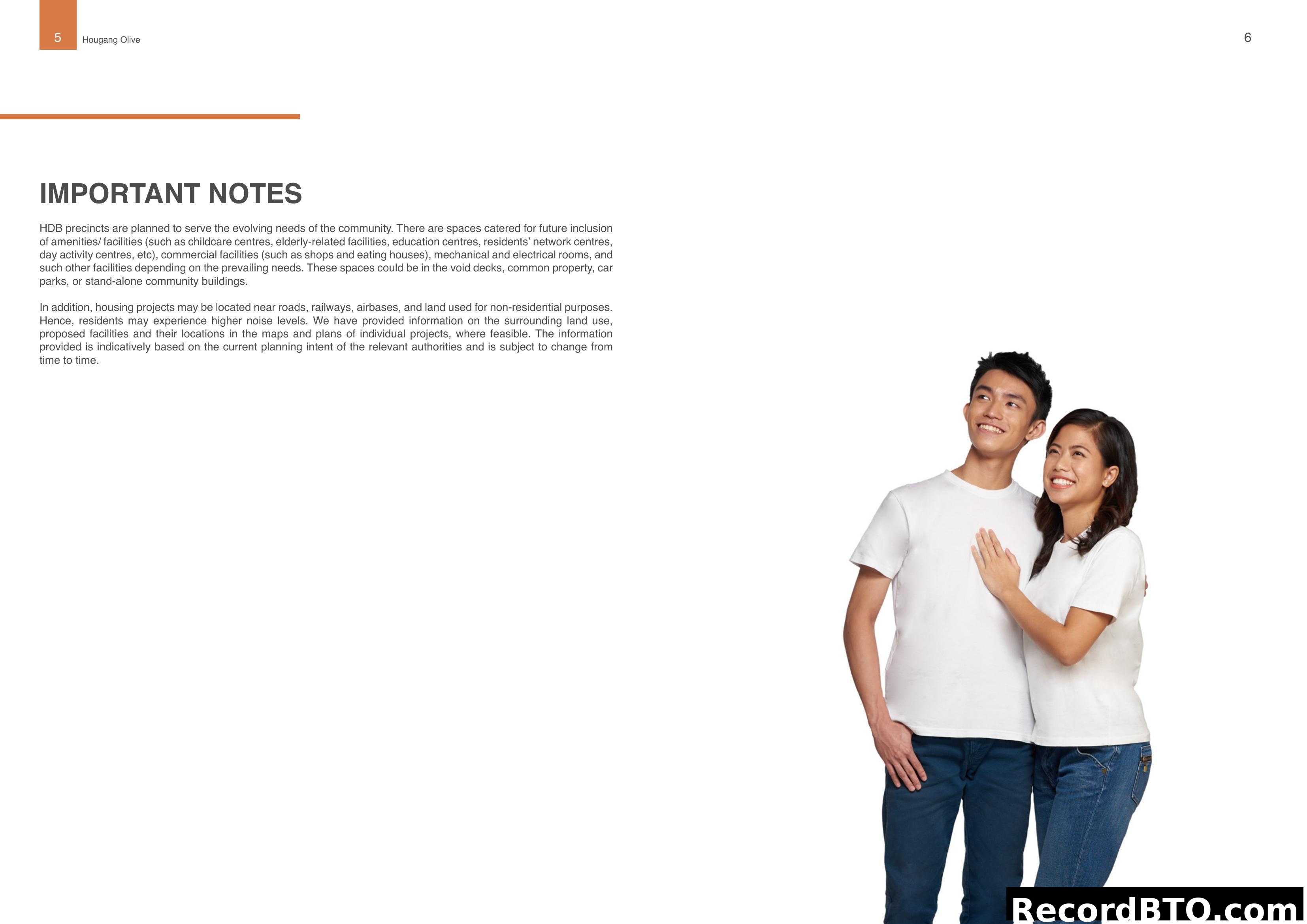 Important Notes for Hougang Olive