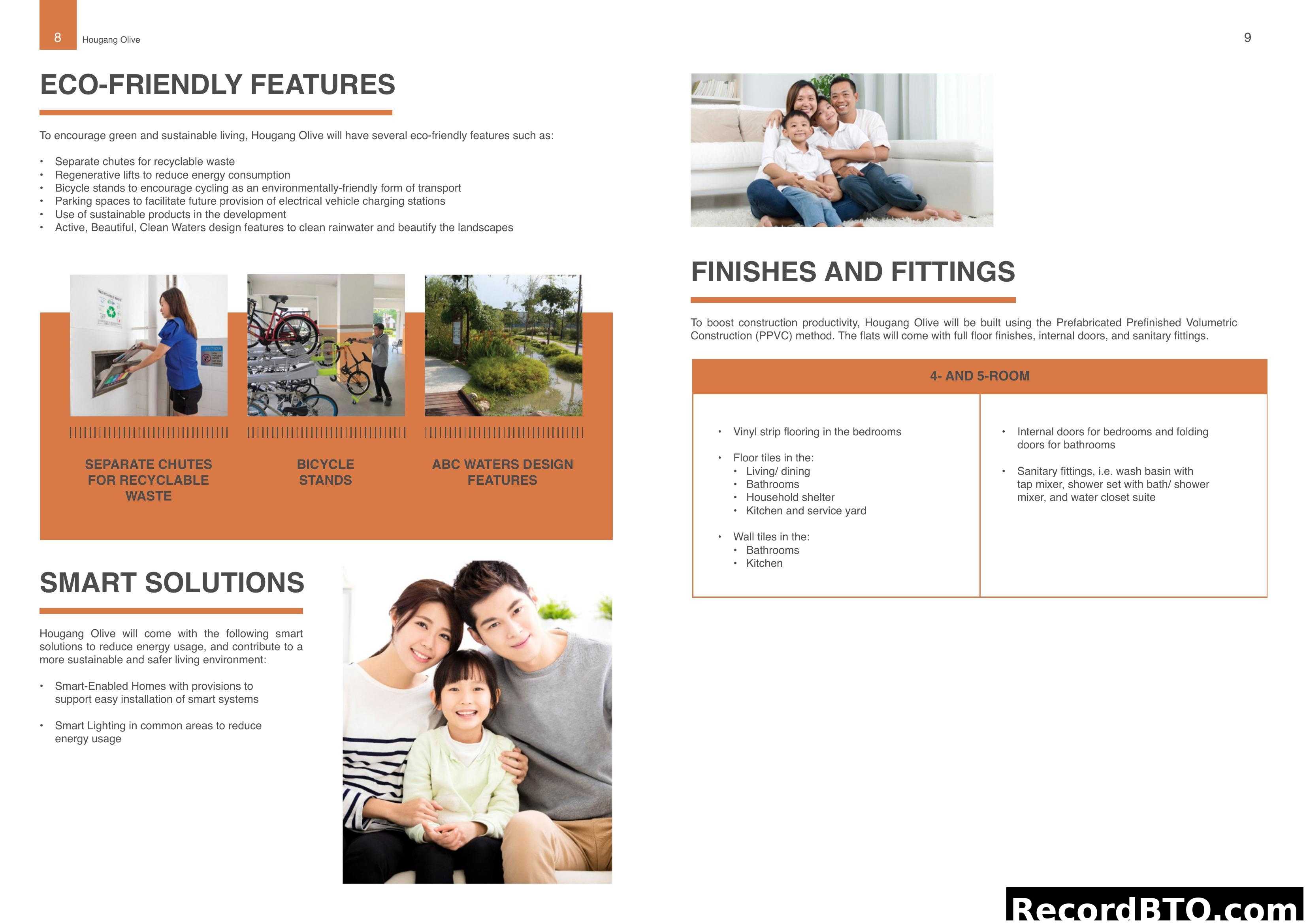 Eco-Friendly Features, Finishes, Fittings & Smart Solutions