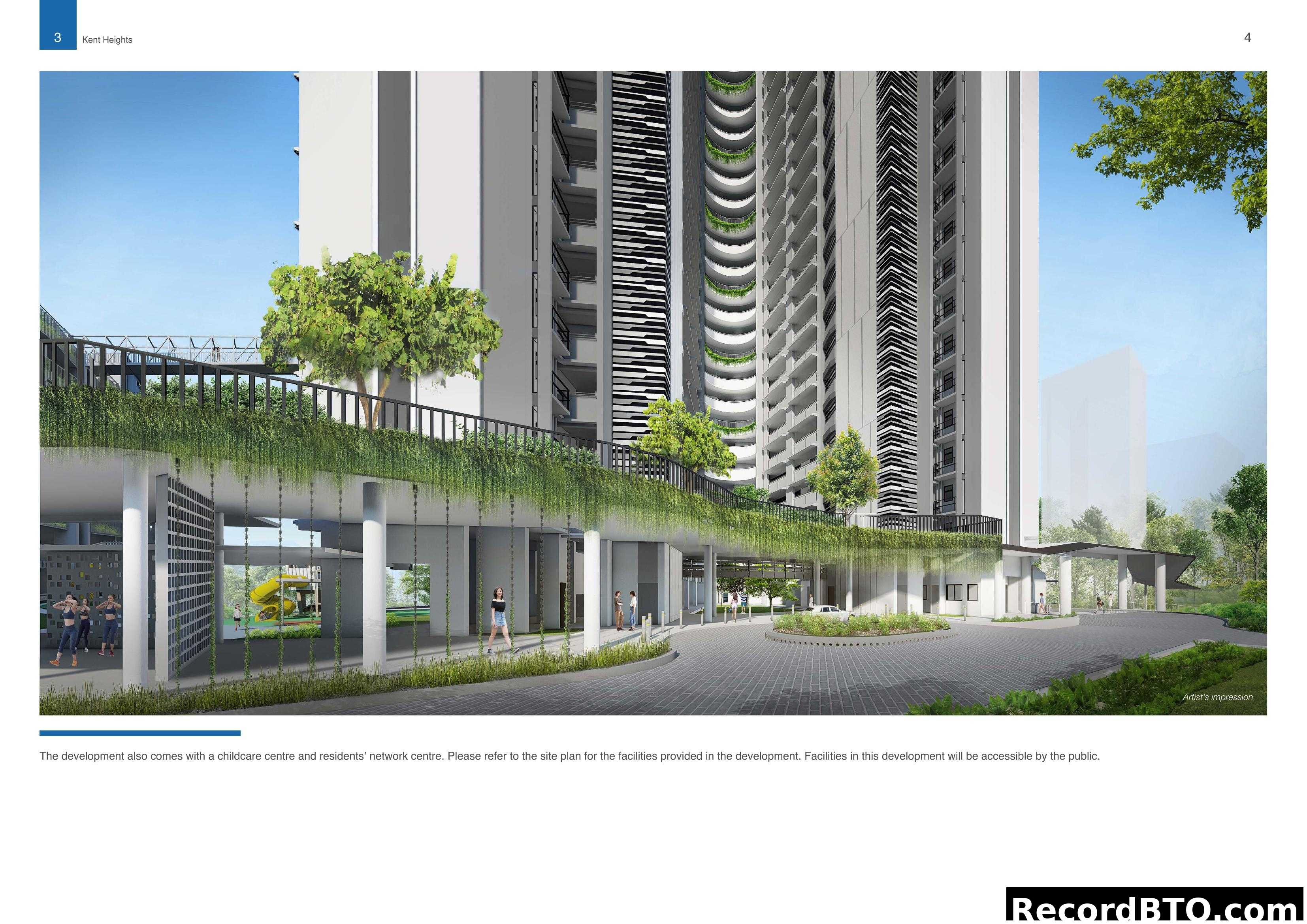 Kent Heights Artist Impression - Exterior View