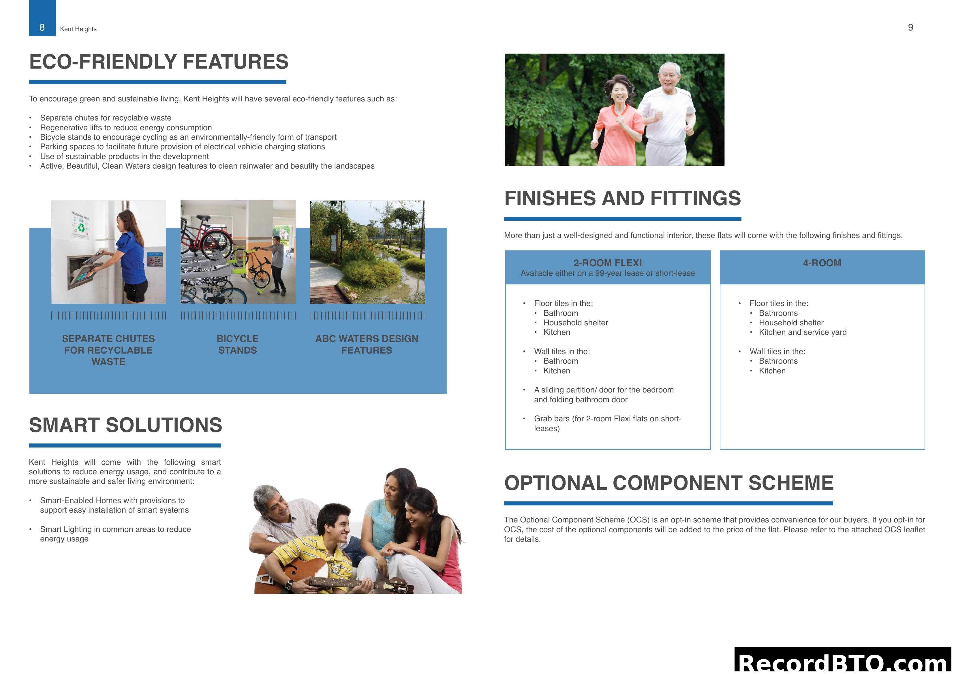 Kent Heights Features, Finishes, and Smart Solutions