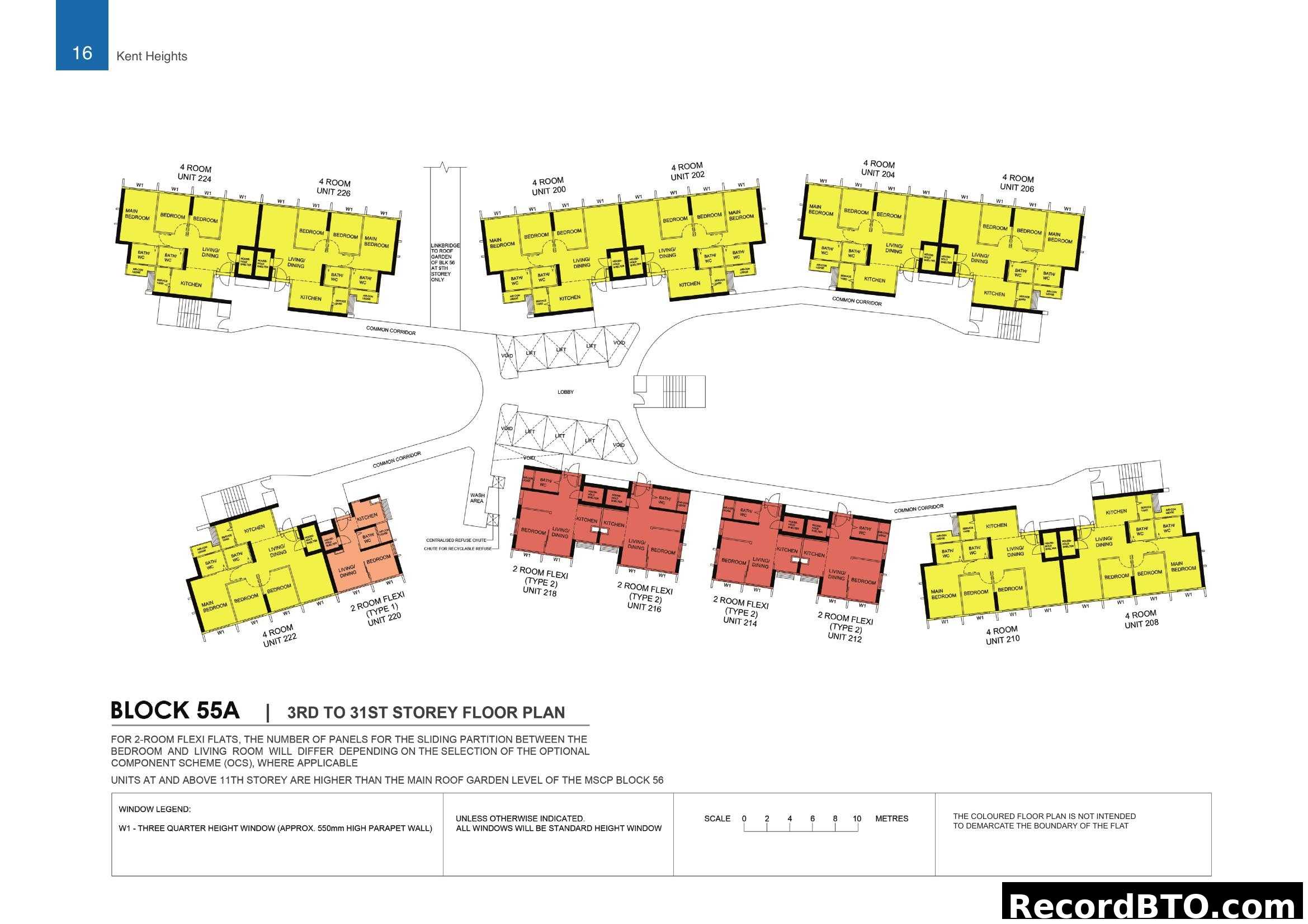 Block 55A Floor Plan - 3rd to 31st Storey