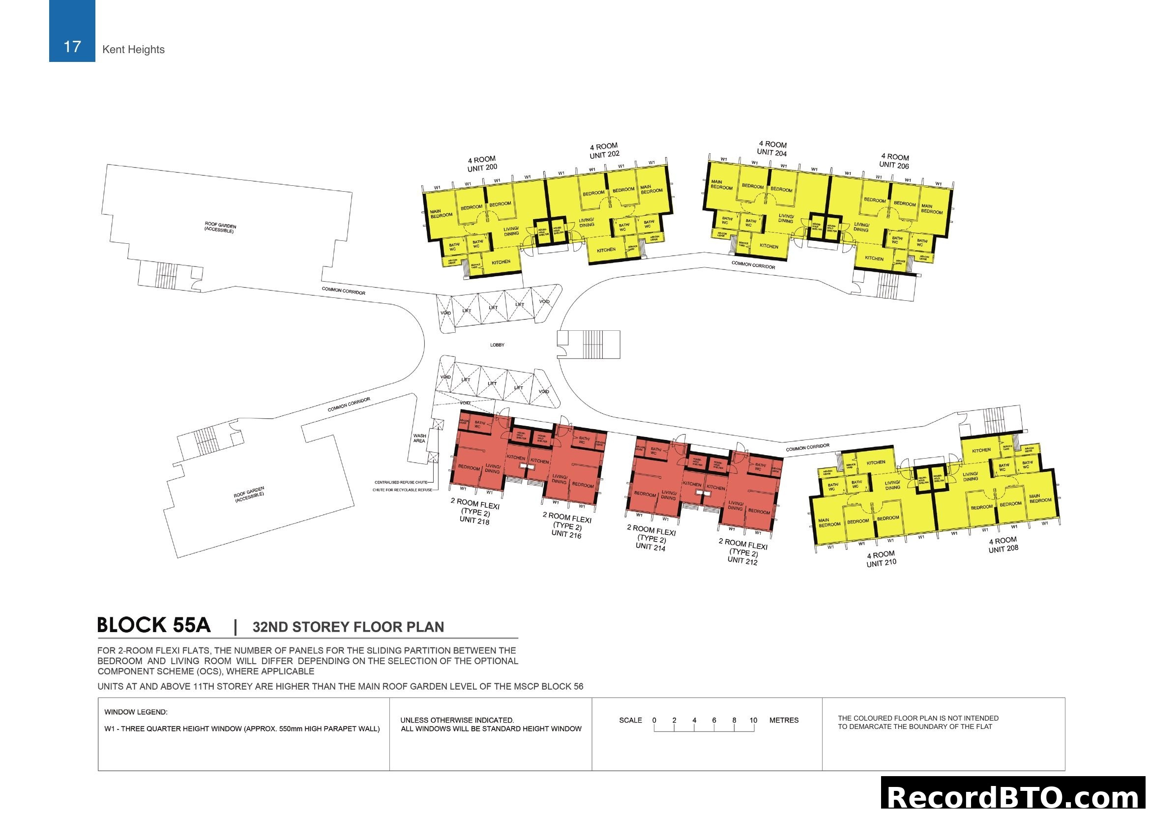 Block 55A 32nd Storey Floor Plan - Kent Heights
