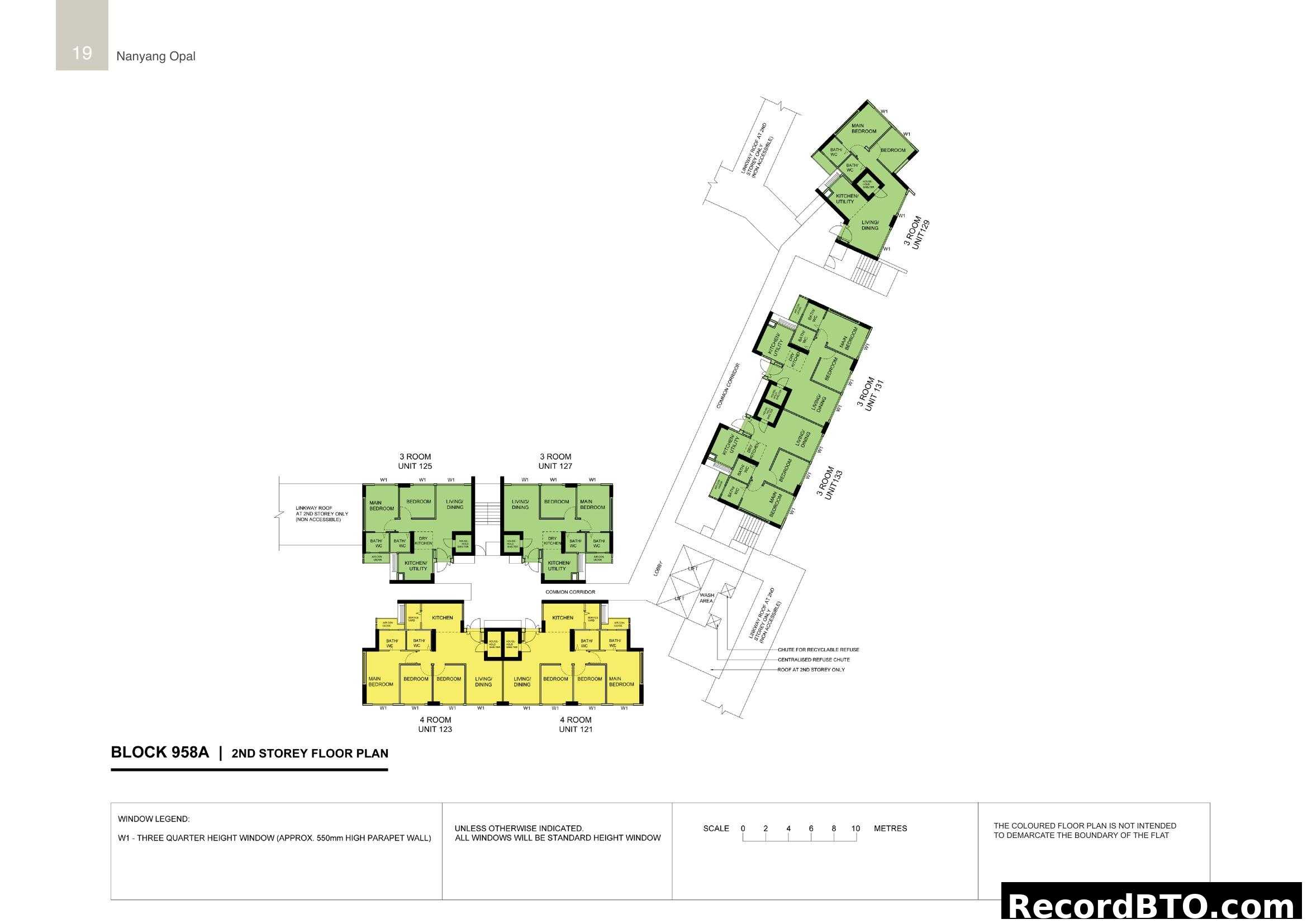Nanyang Opal Block 958A 2nd Storey Floor Plan
