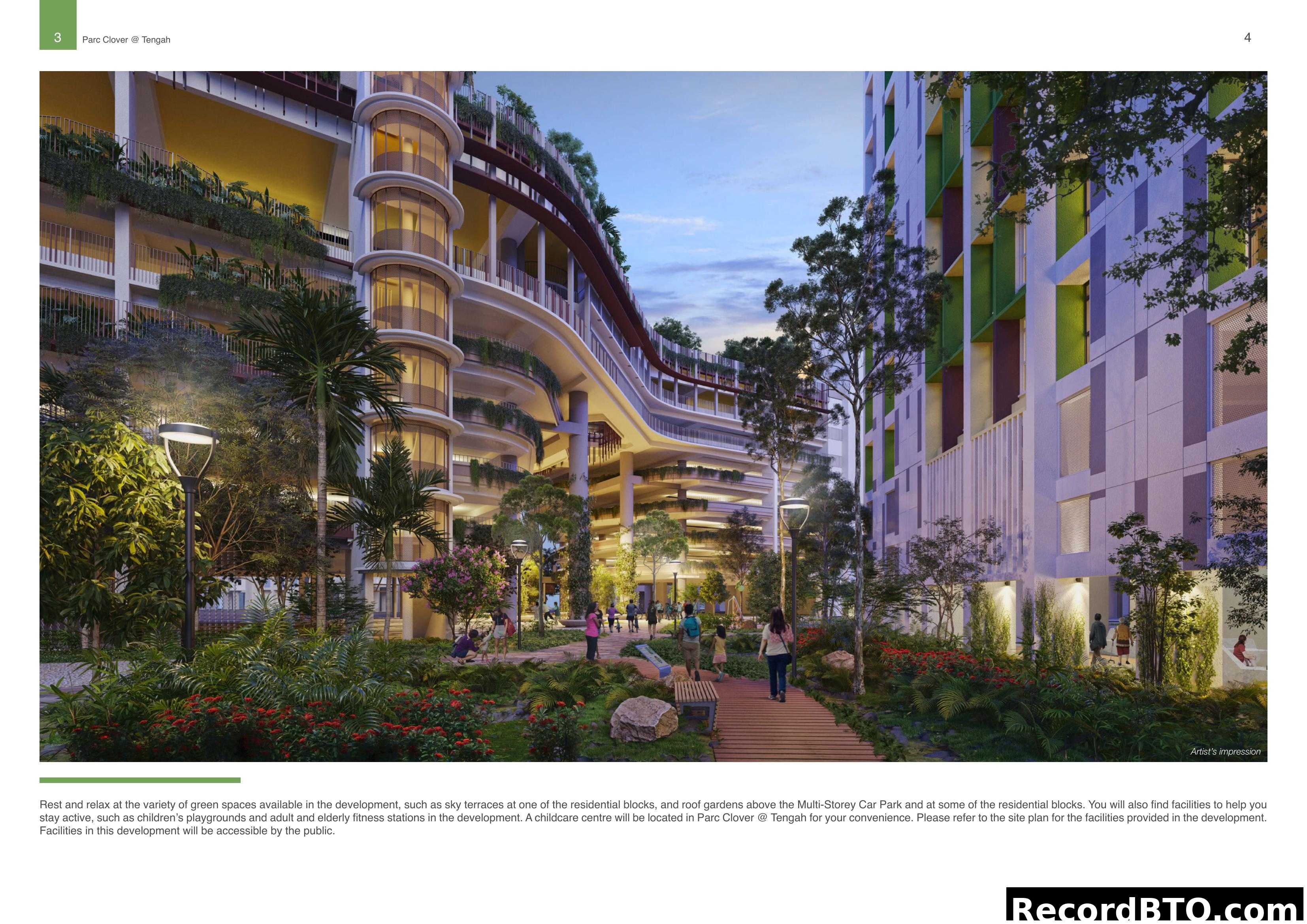 Parc Clover @ Tengah Green Spaces Artist Impression