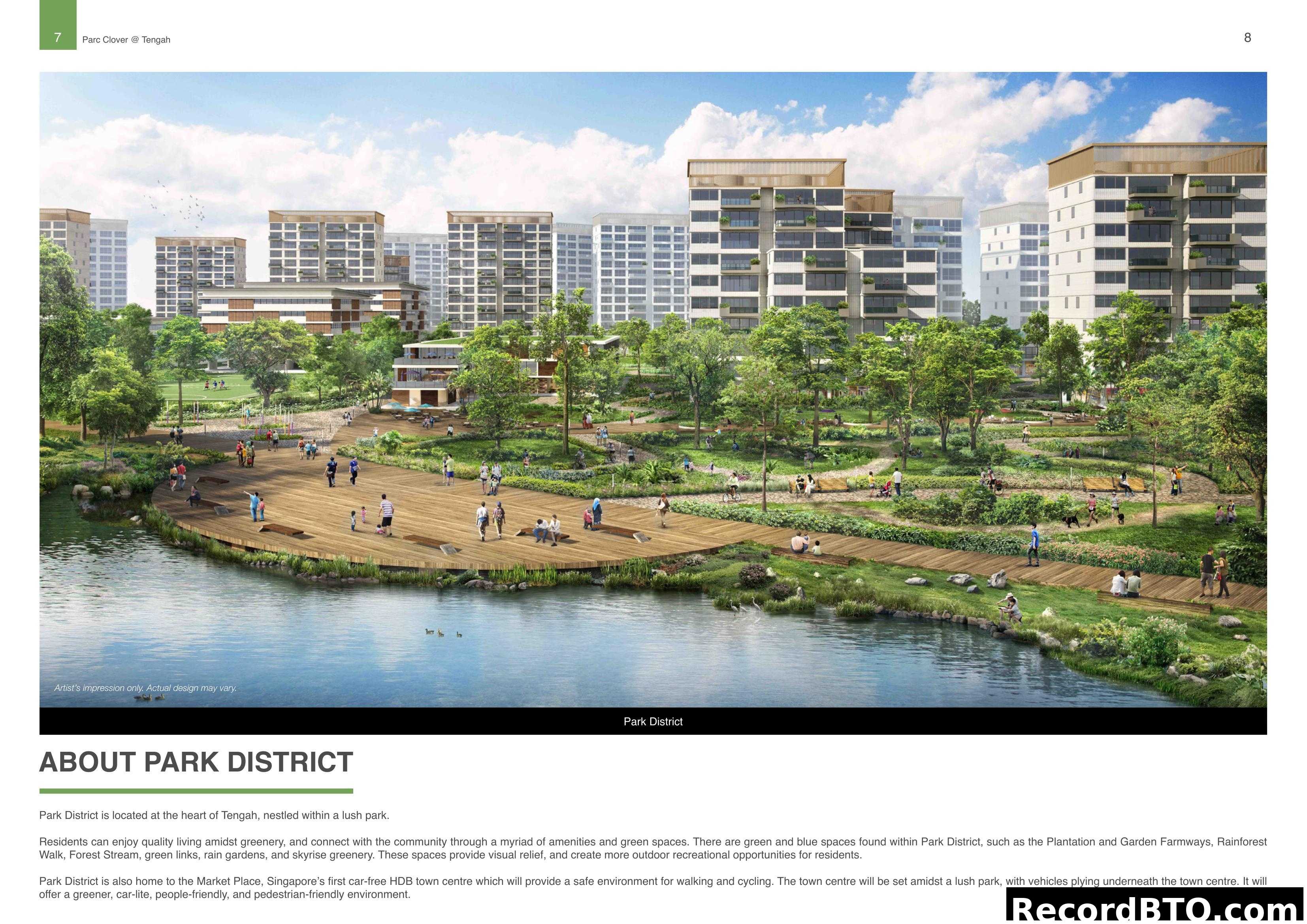 Parc Clover @ Tengah: Park District Vision