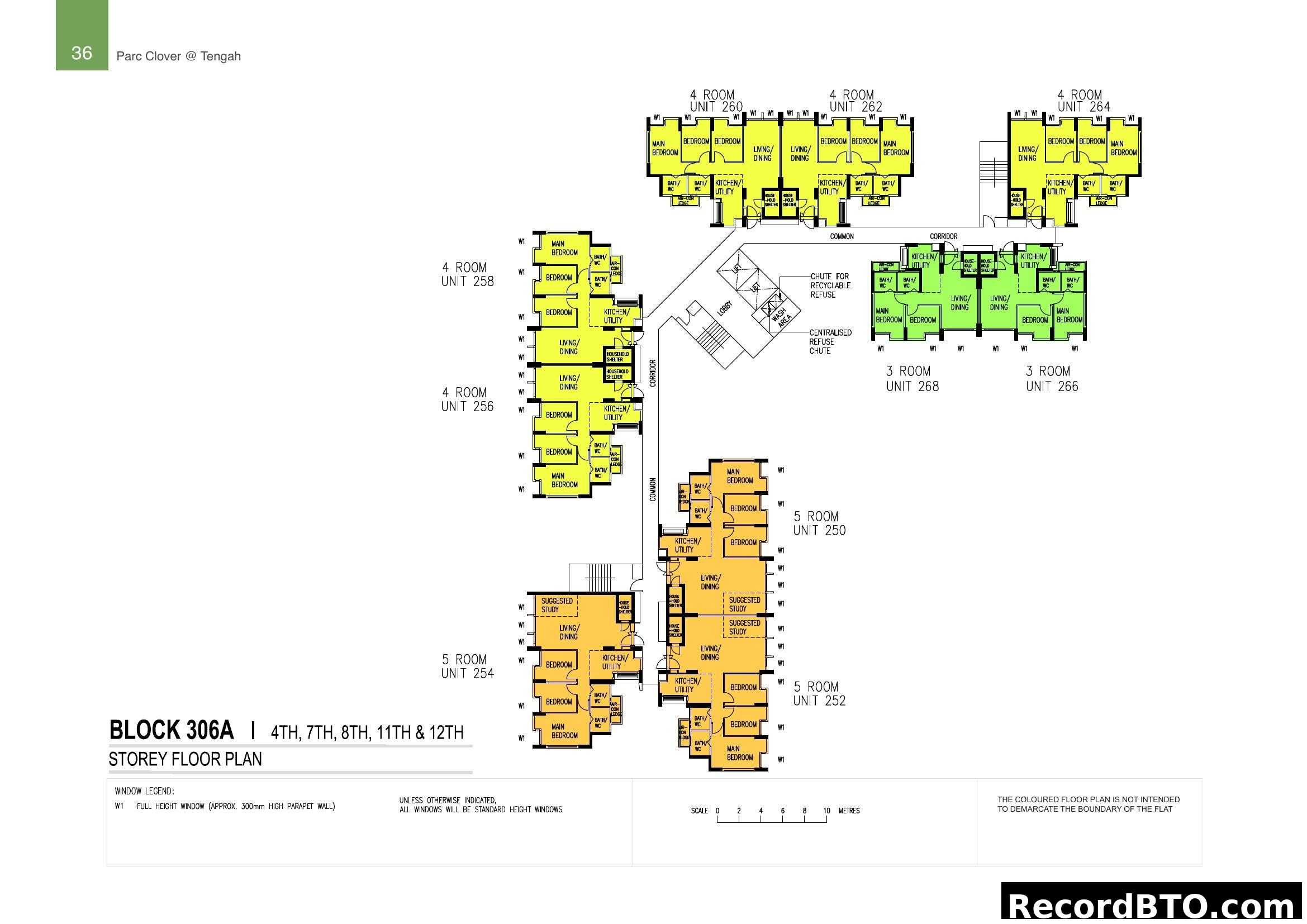 Block 306A Floor Plan - Parc Clover @ Tengah