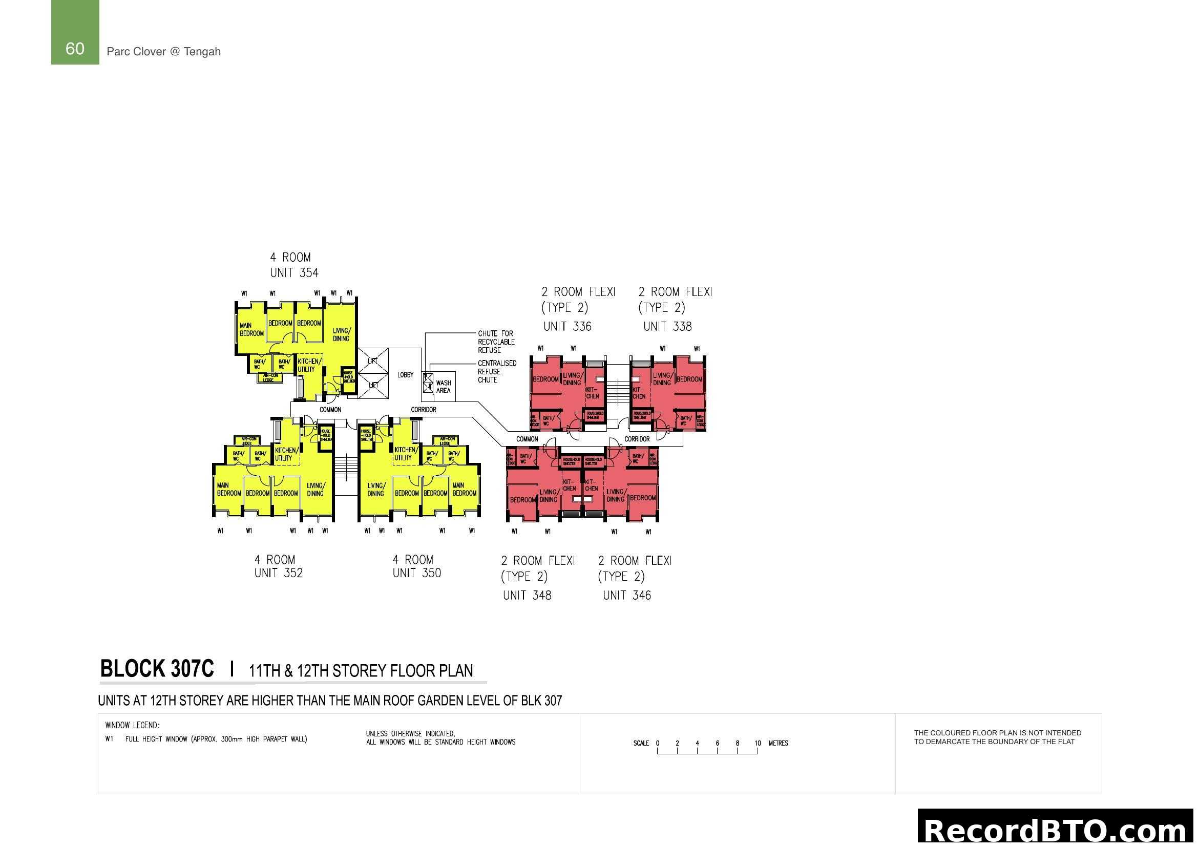 Block 307C 11th & 12th Storey Floor Plan