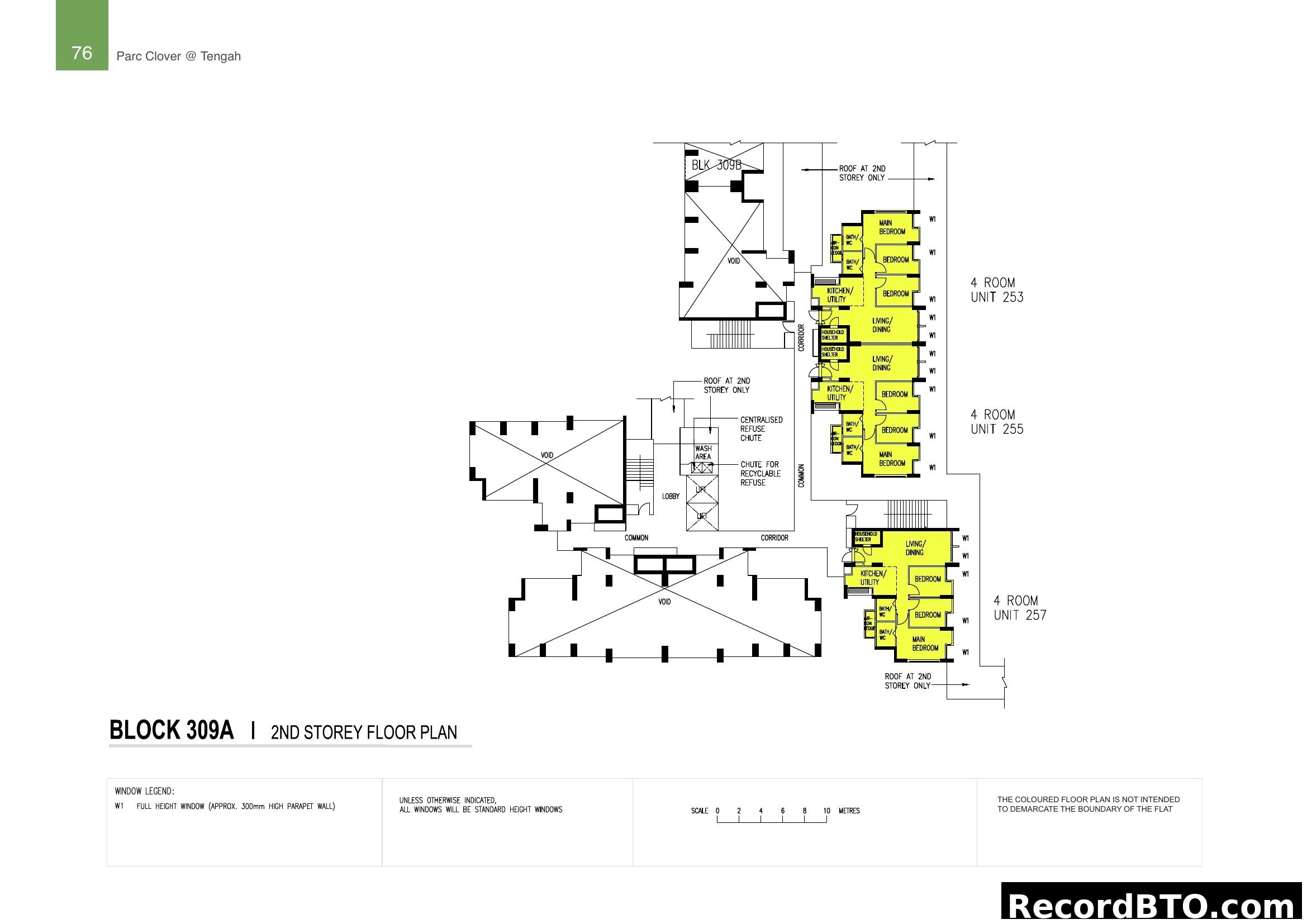 Parc Clover @ Tengah Block 309A, 2nd Storey Floor Plan