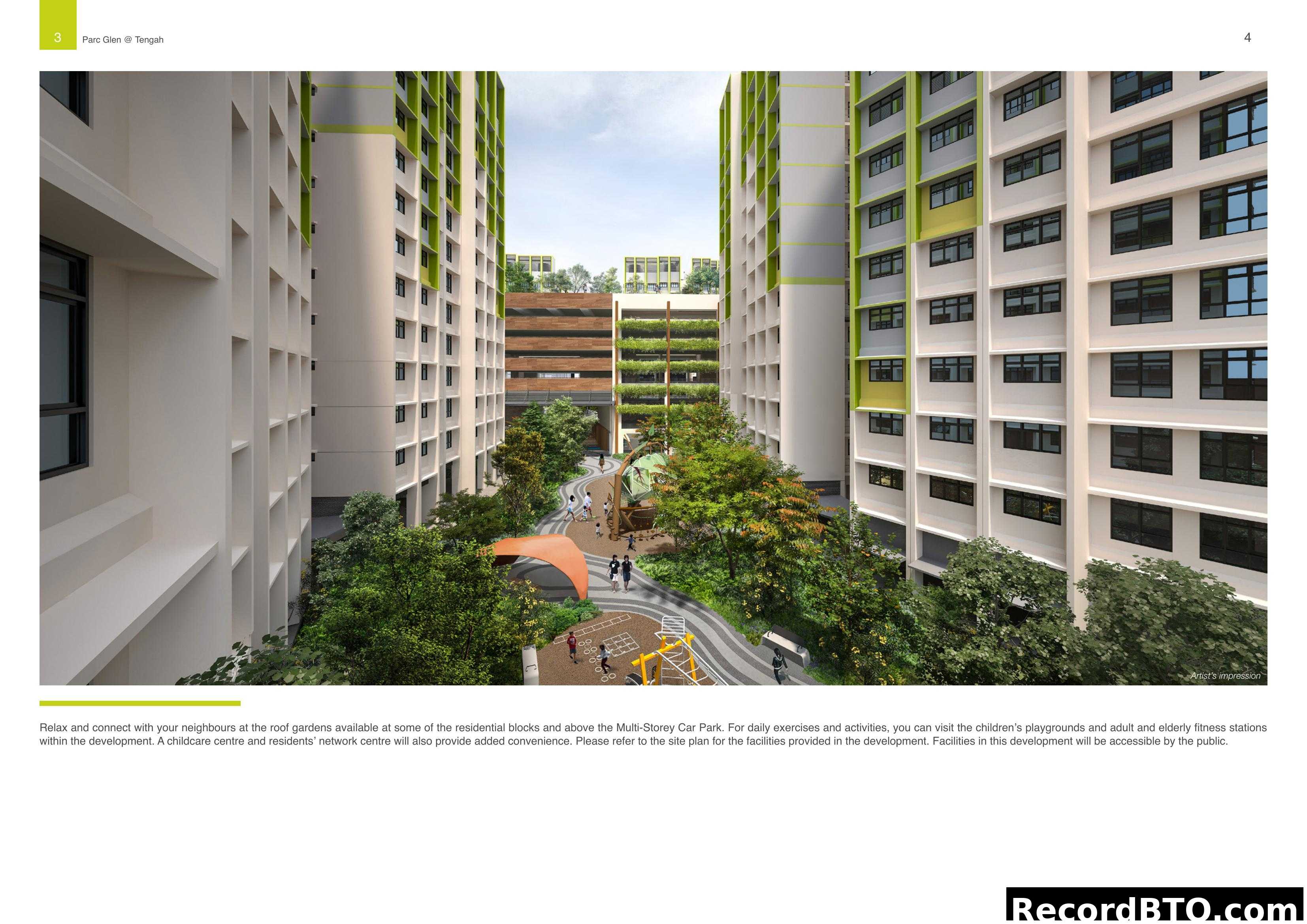 Parc Glen @ Tengah: Green Community Space & Facilities