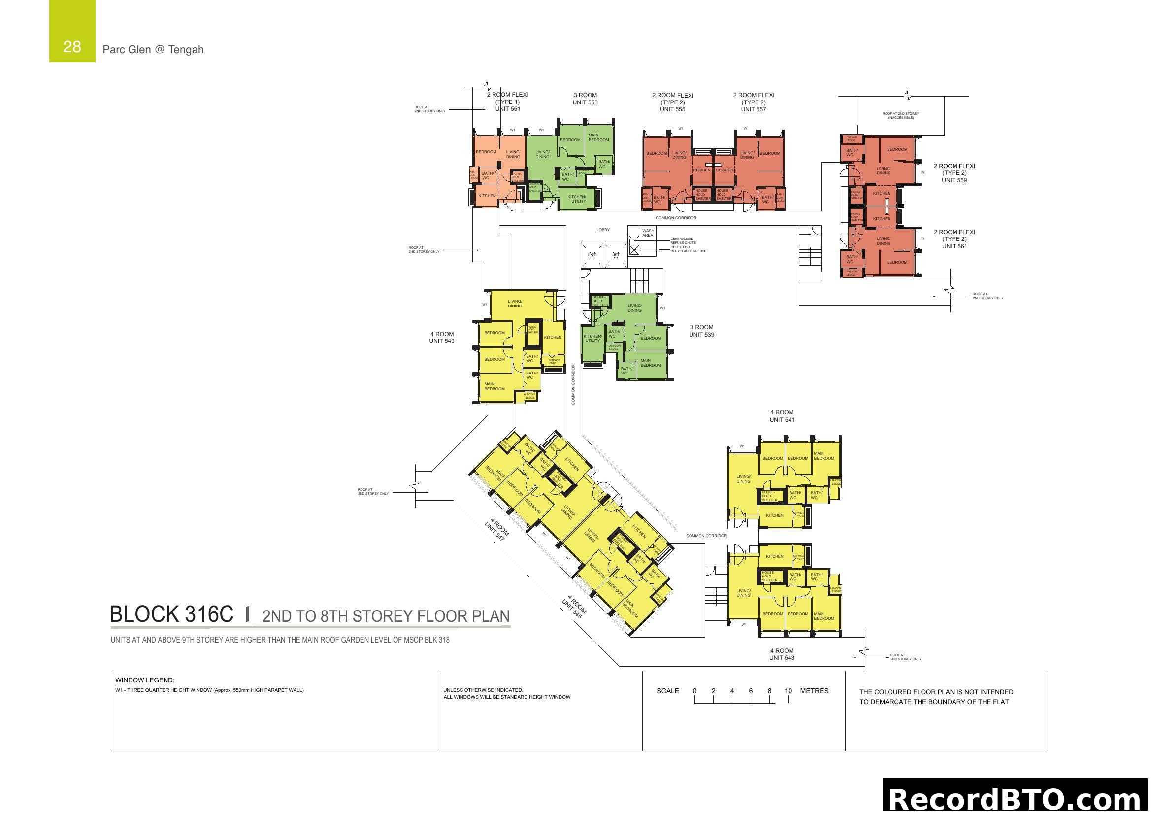 Parc Glen @ Tengah - Block 316C Floor Plan