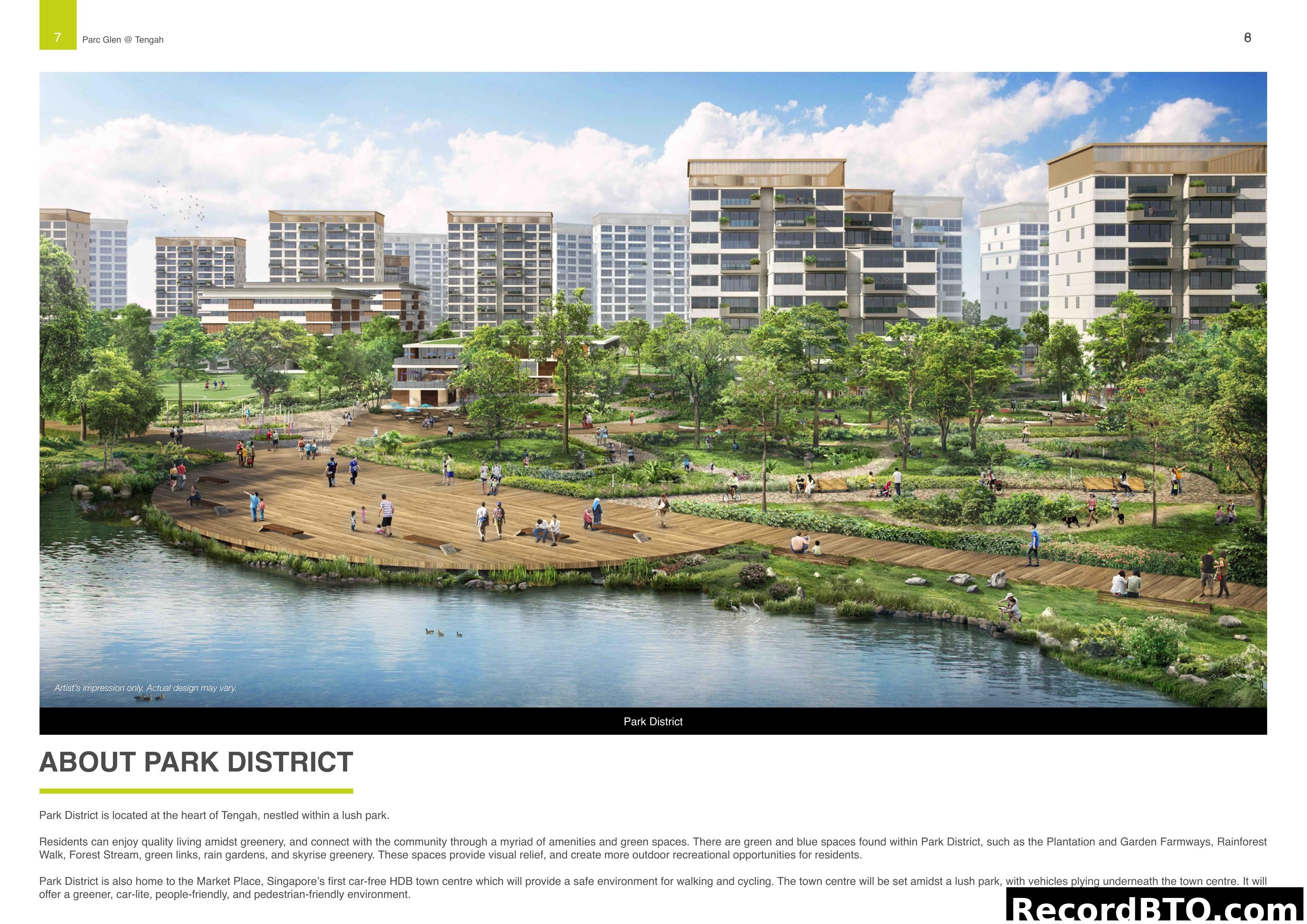 Parc Glen @ Tengah - Park District Artist's Impression