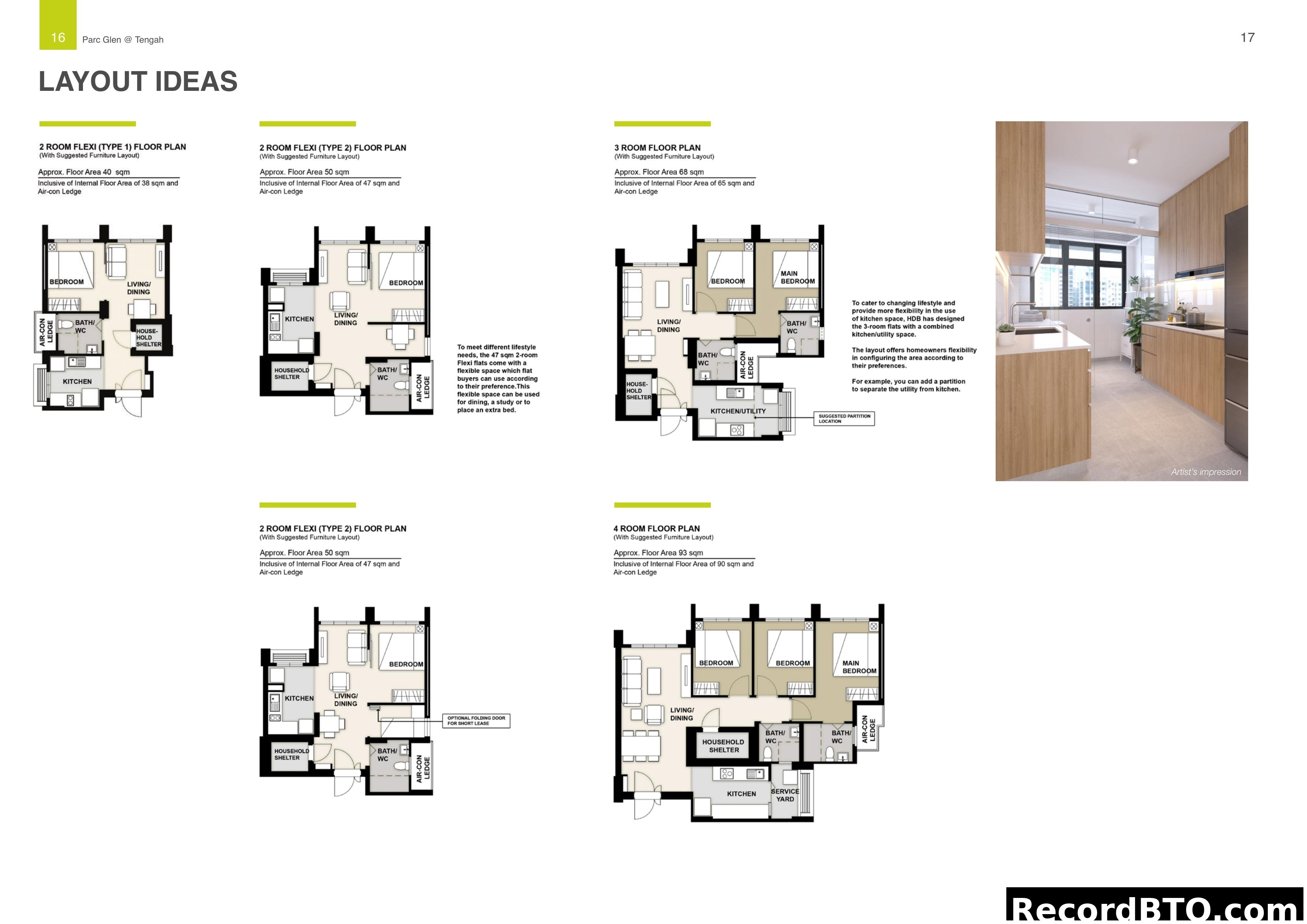 HDB Flat Layout Ideas and Floor Plans