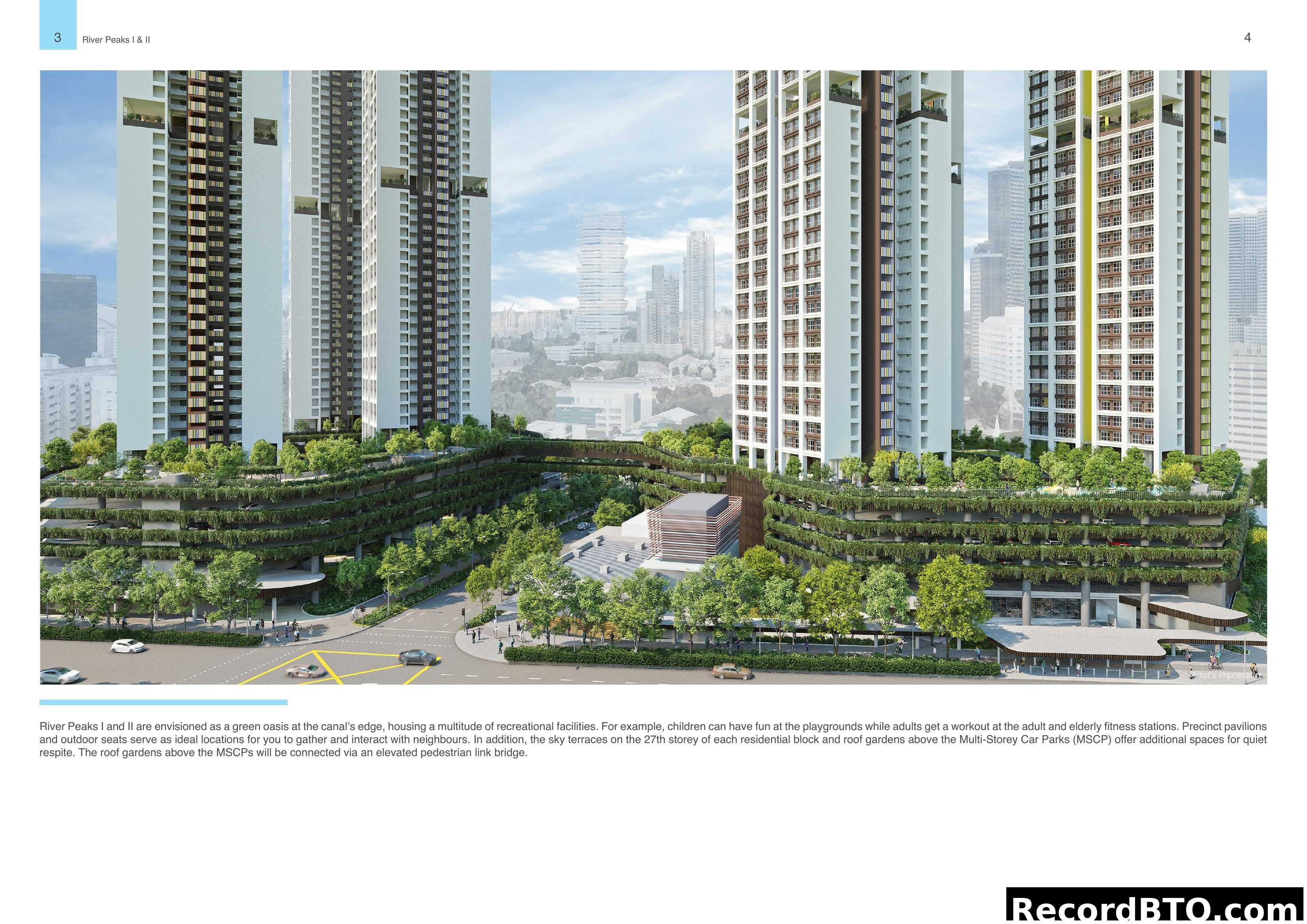 River Peaks I & II - Green Oasis Artist's Impression