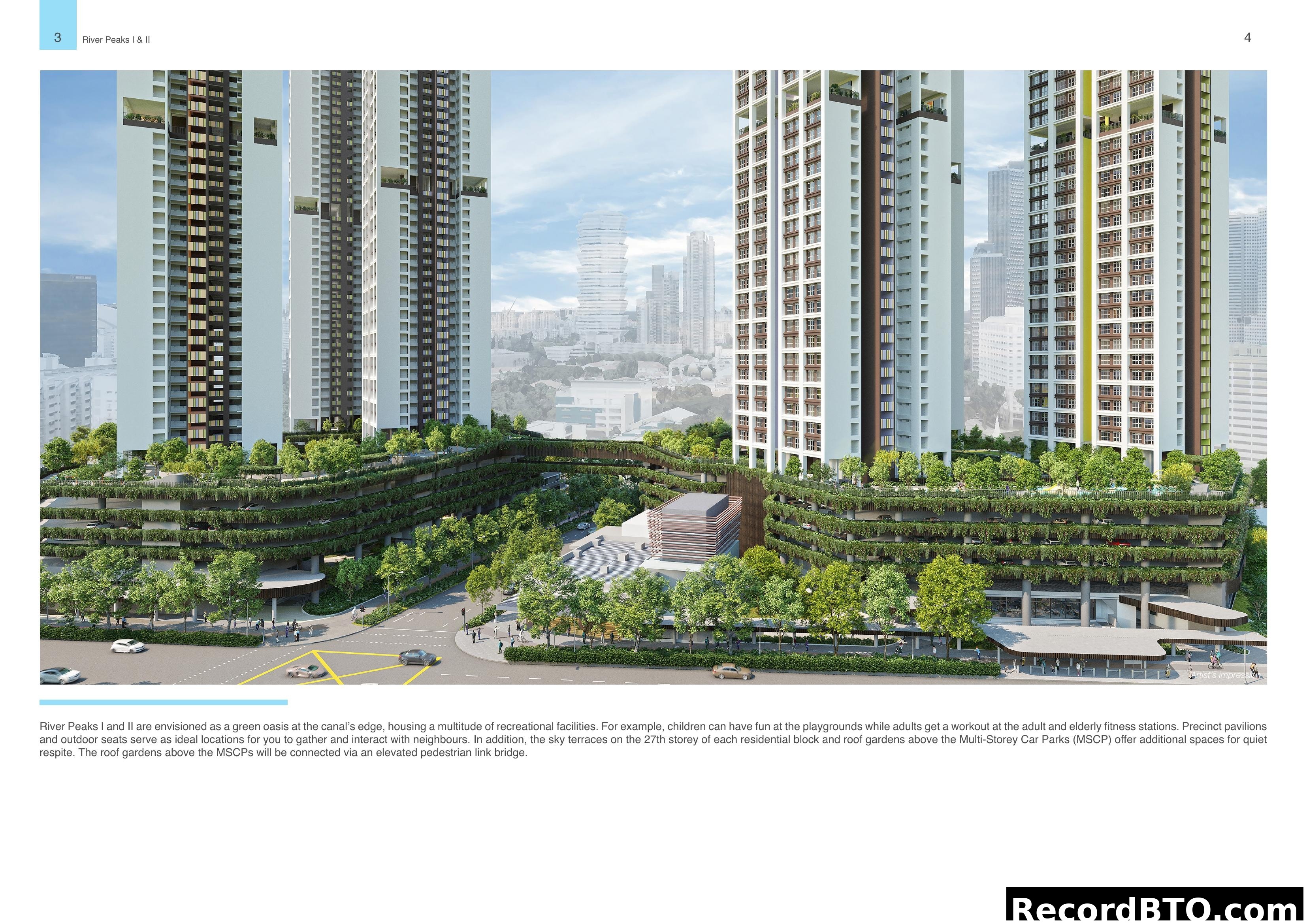 River Peaks I & II - Green Oasis Artist's Impression