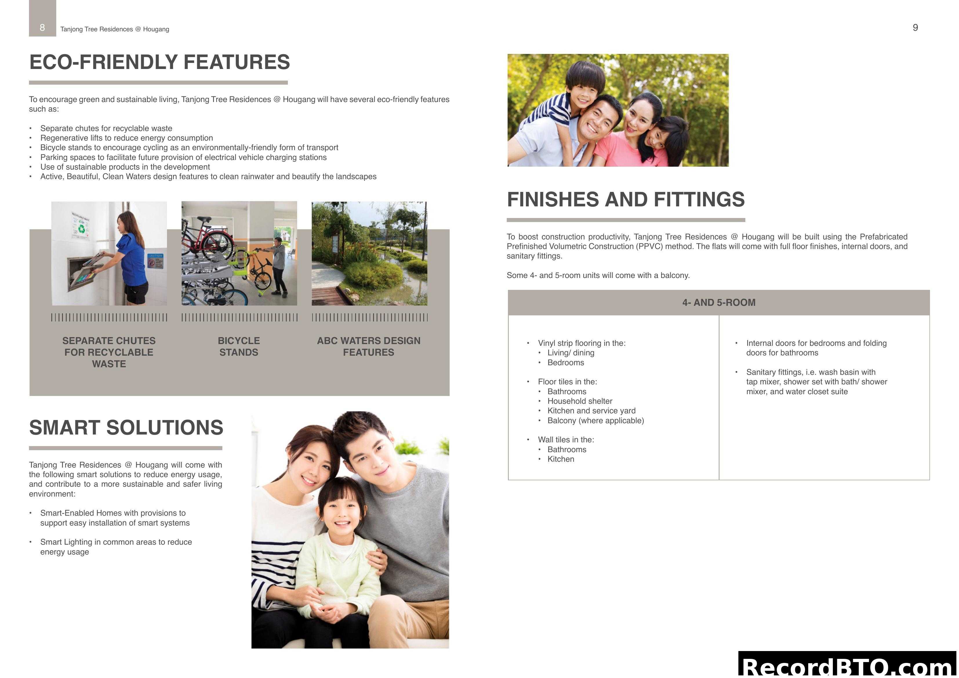 Tanjong Tree Residences @ Hougang Features & Specs