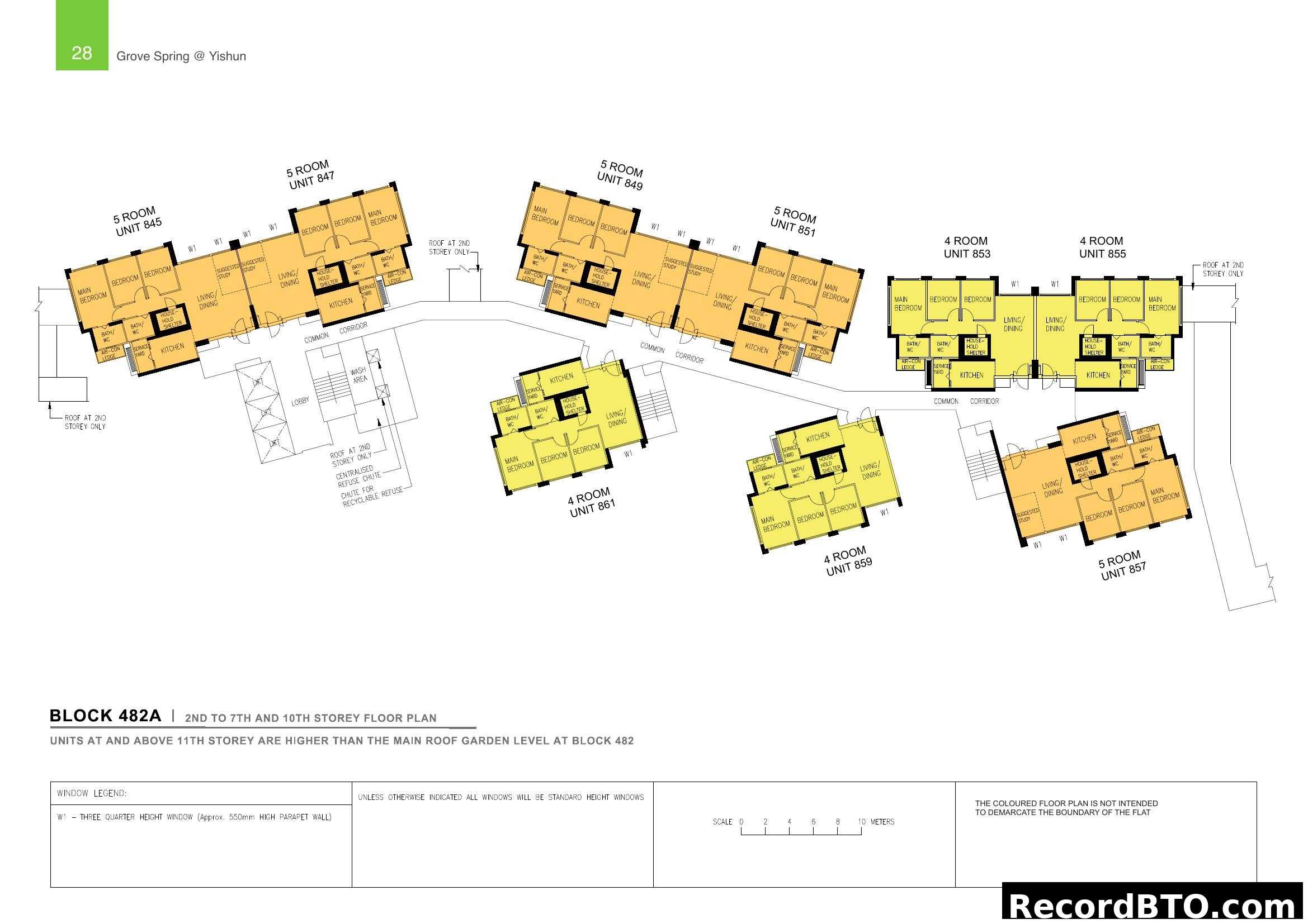 Block 482A Grove Spring @ Yishun Floor Plan