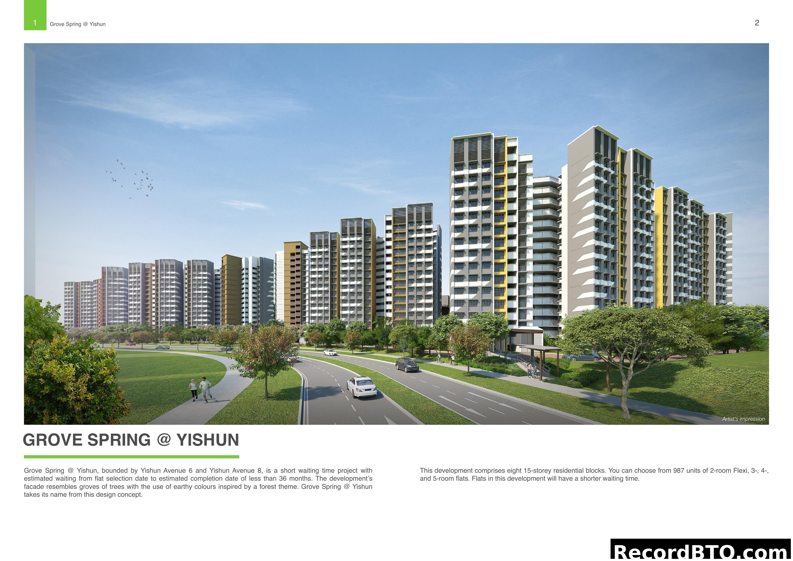 Grove Spring @ Yishun Artist's Impression