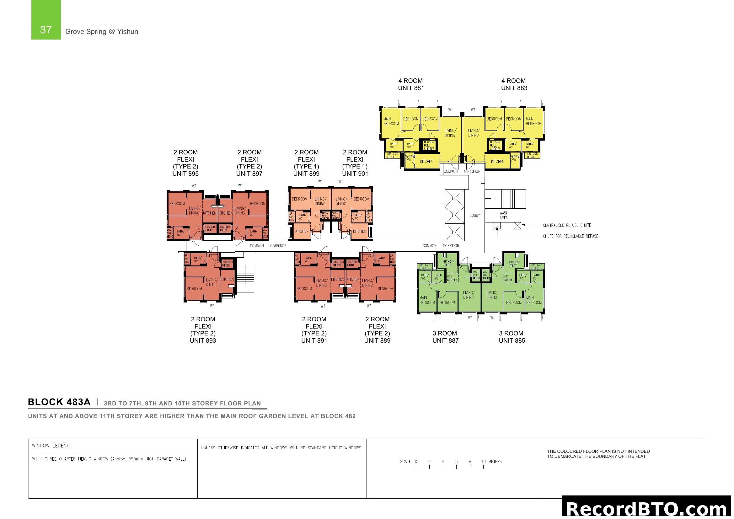 Grove Spring @ Yishun Block 483A Floor Plans