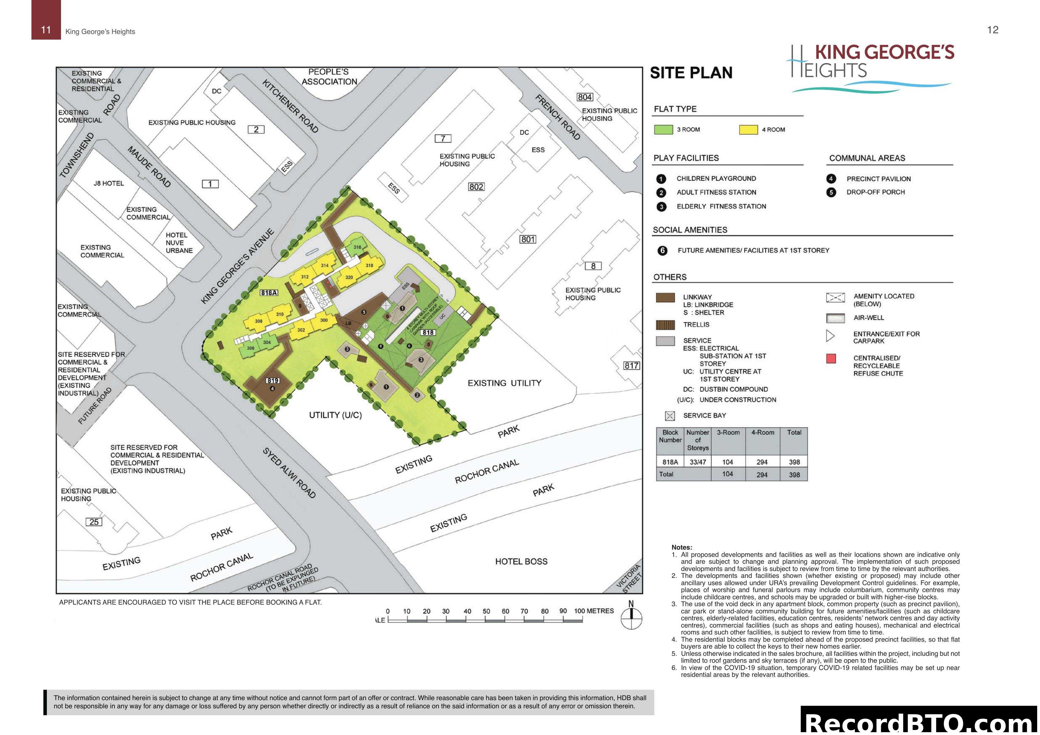 King George's Heights Site Plan