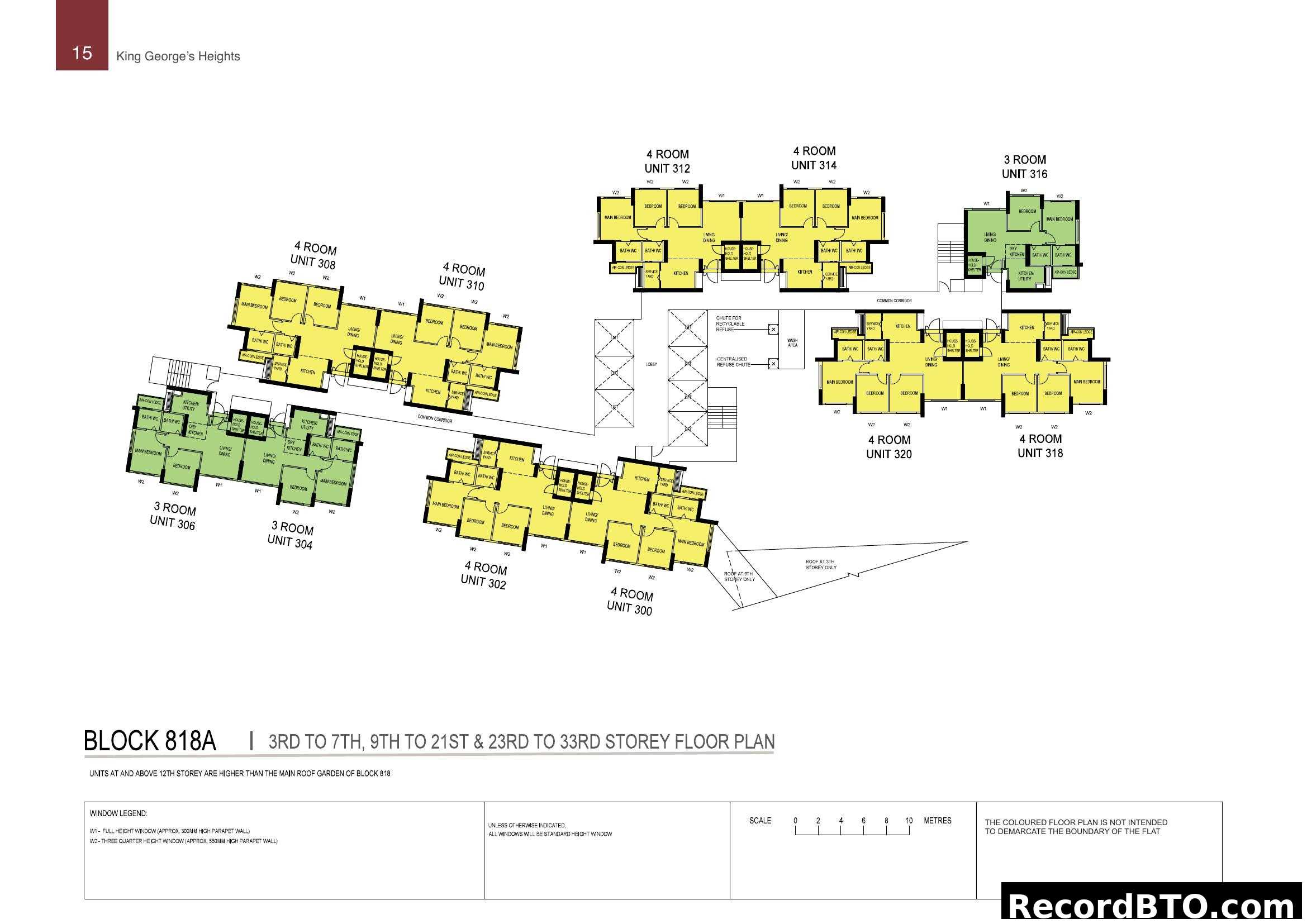 King George's Heights Block 818A Floor Plan