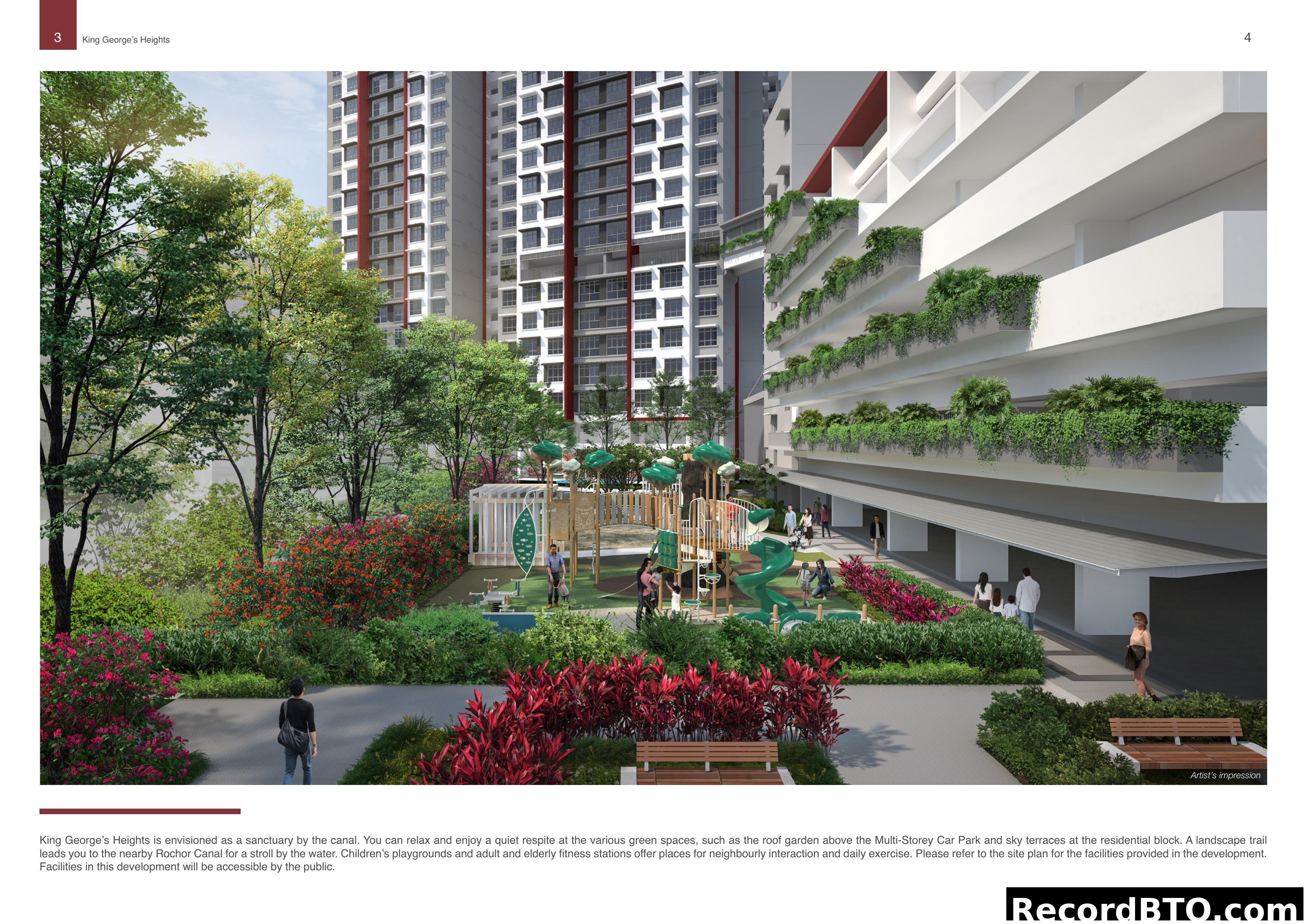 King George's Heights - Artist's Impression