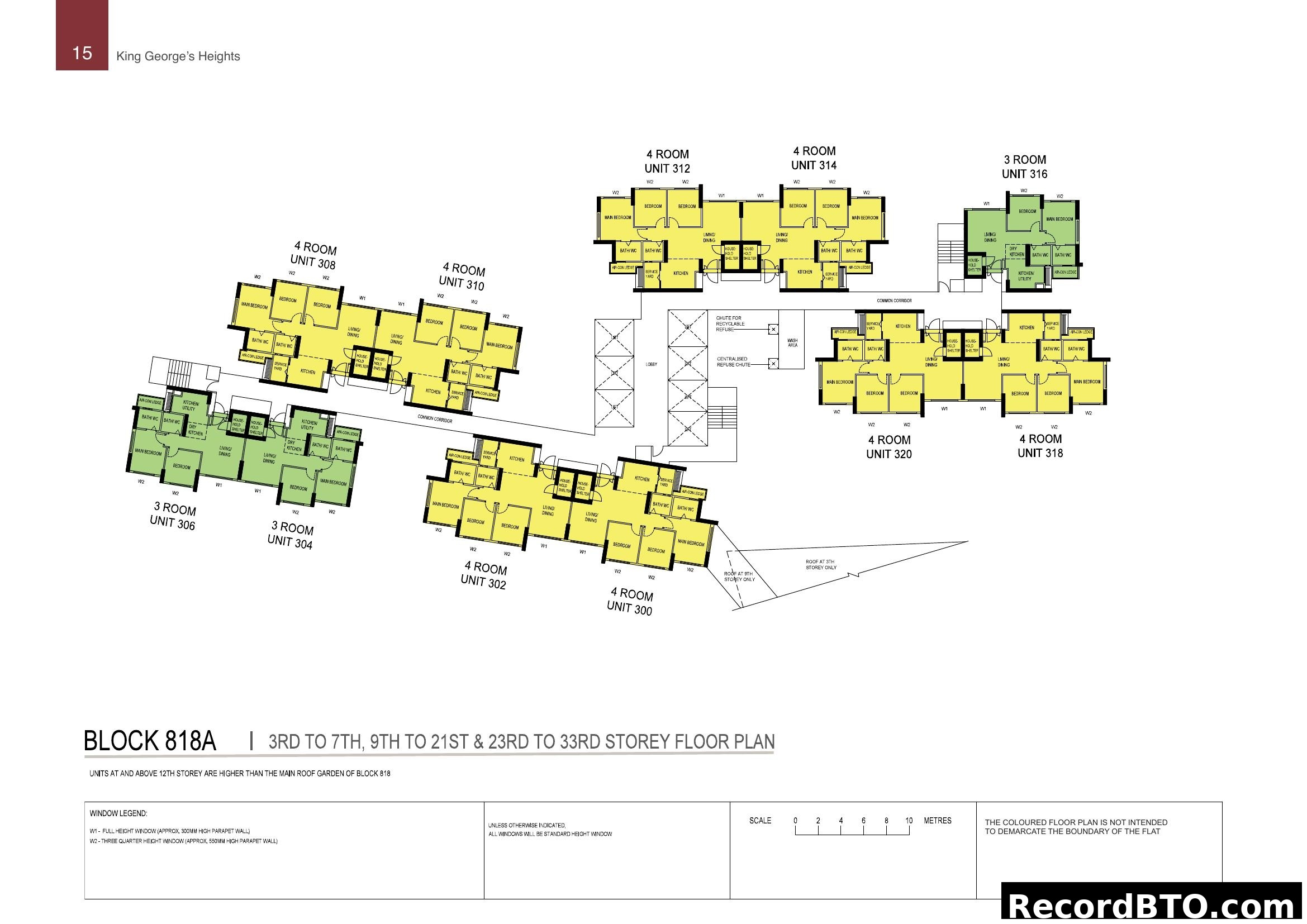 King George's Heights Block 818A Floor Plan