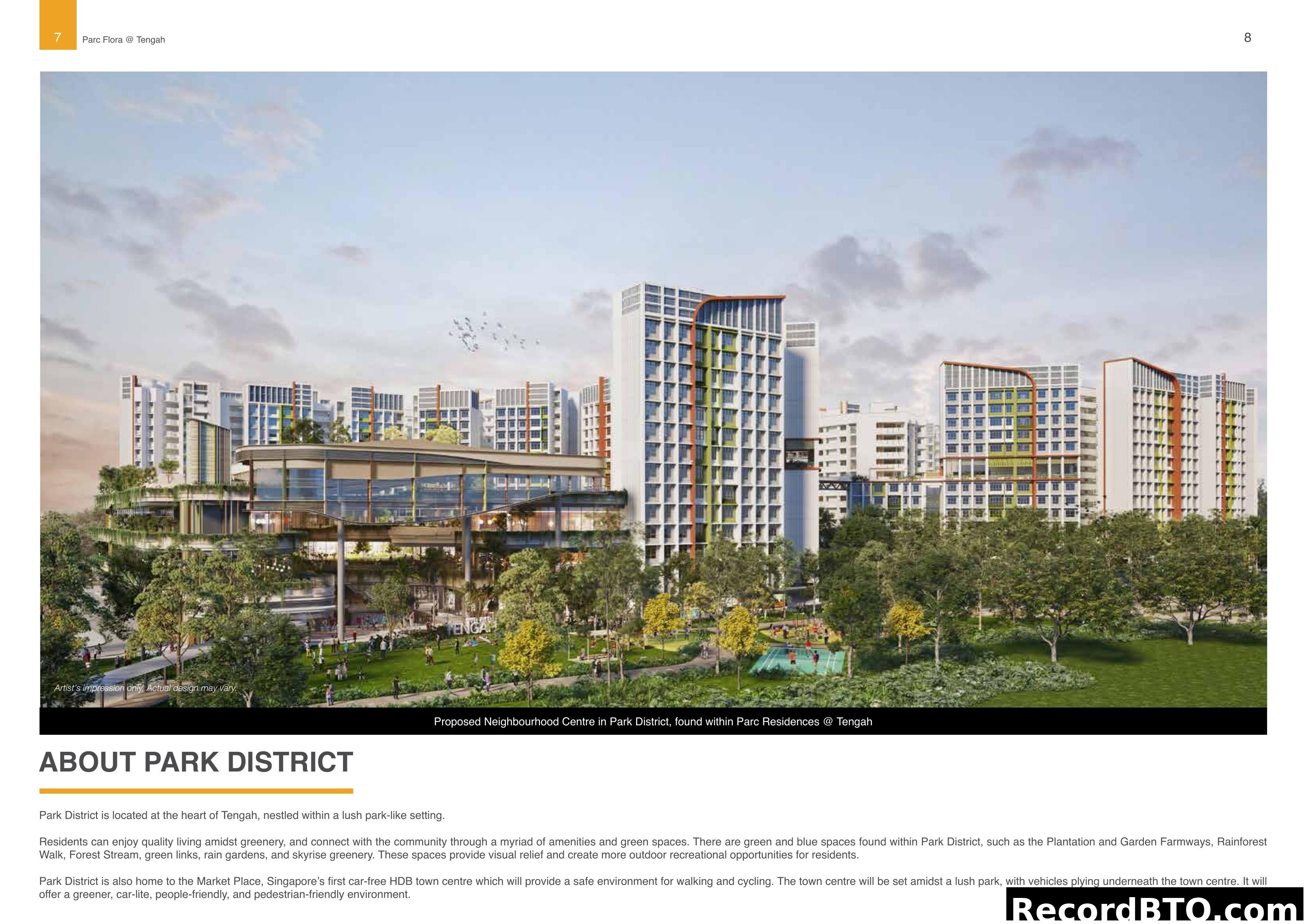 Park District: Neighbourhood Centre & Car-Free Town