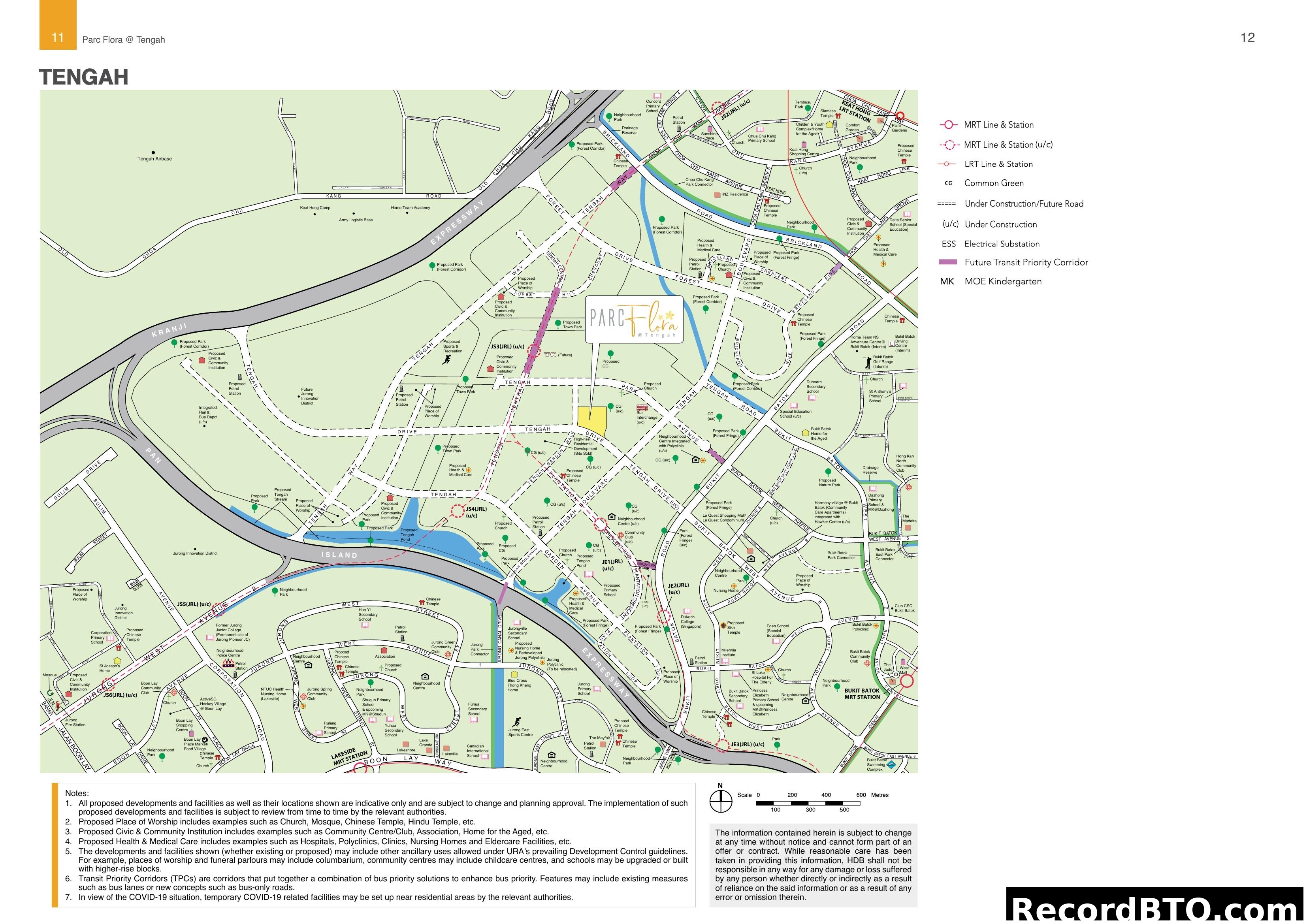 Parc Flora @ Tengah Location Map