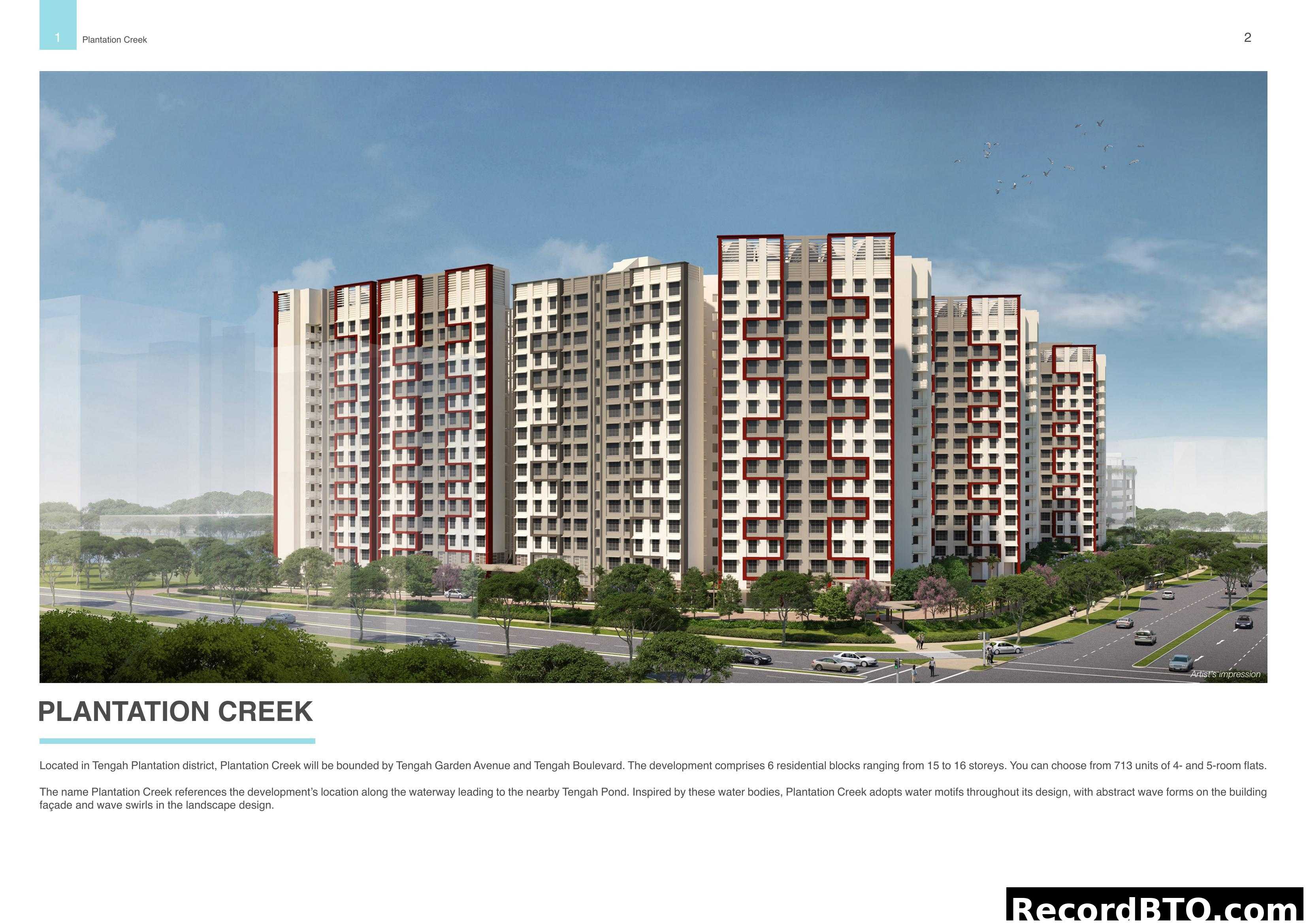 Plantation Creek HDB BTO Artist's Impression