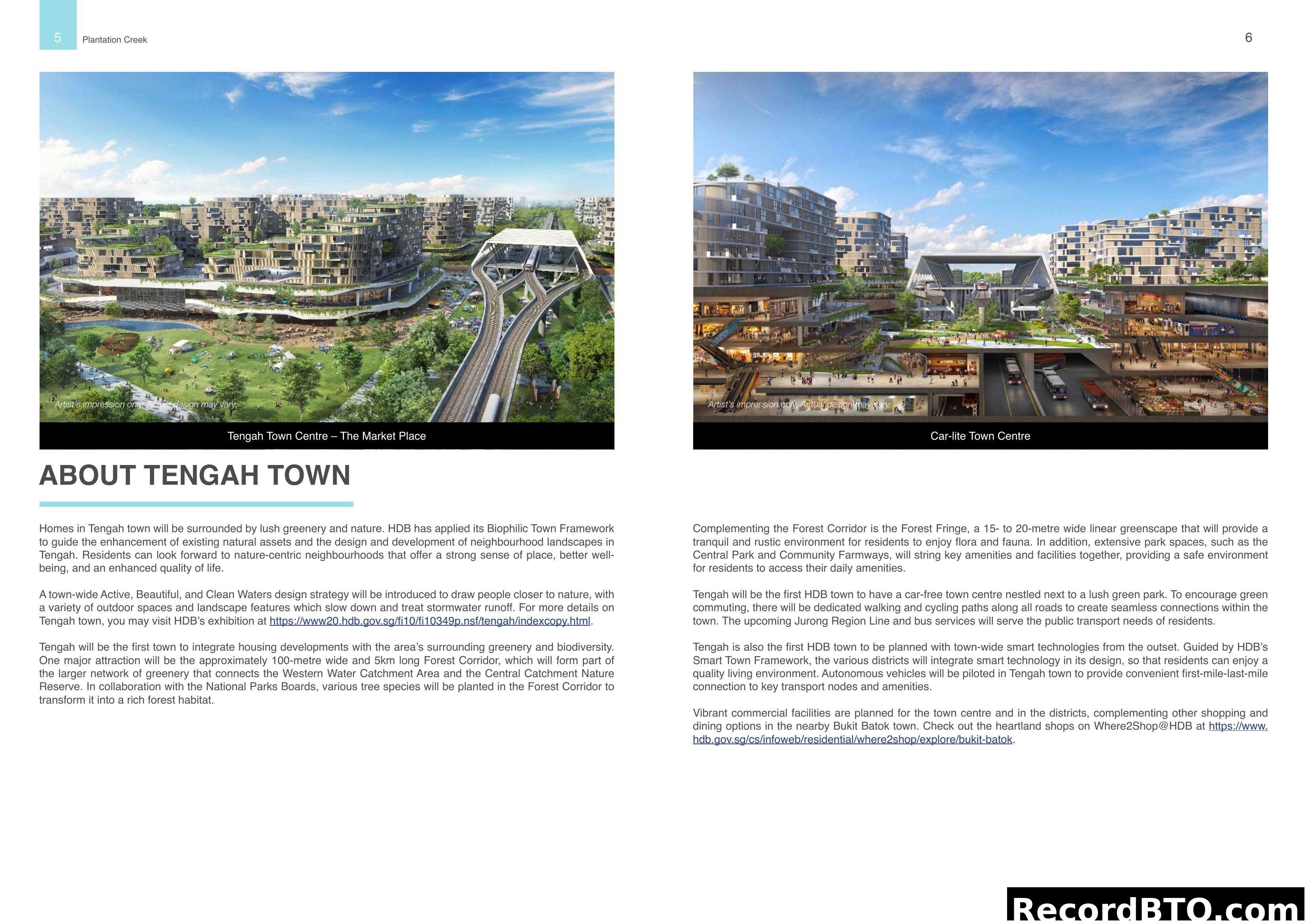 Tengah Town Centre & Vision for a Biophilic Town