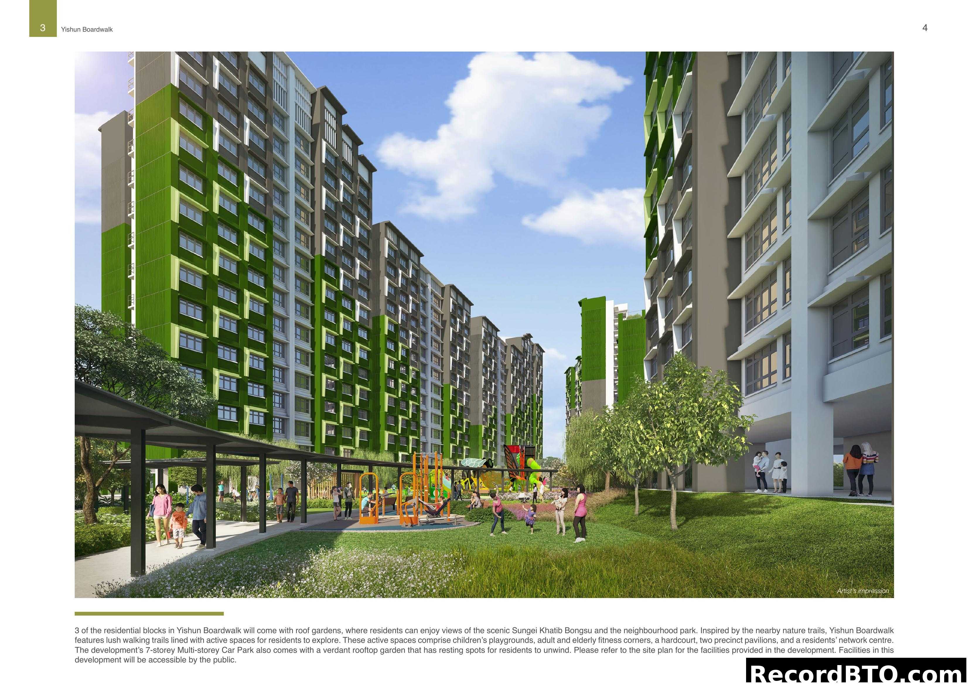Yishun Boardwalk Artist's Impression