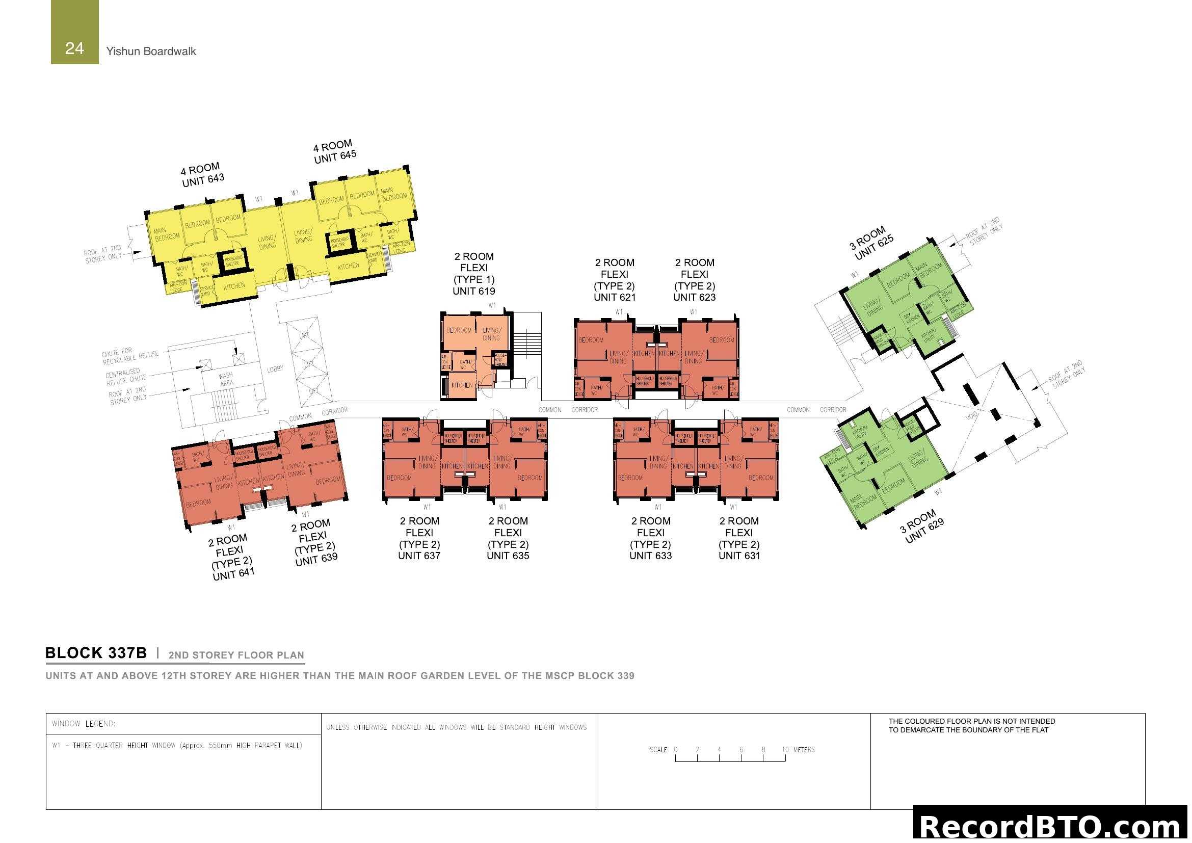 Yishun Boardwalk Block 337B 2nd Storey Floor Plan