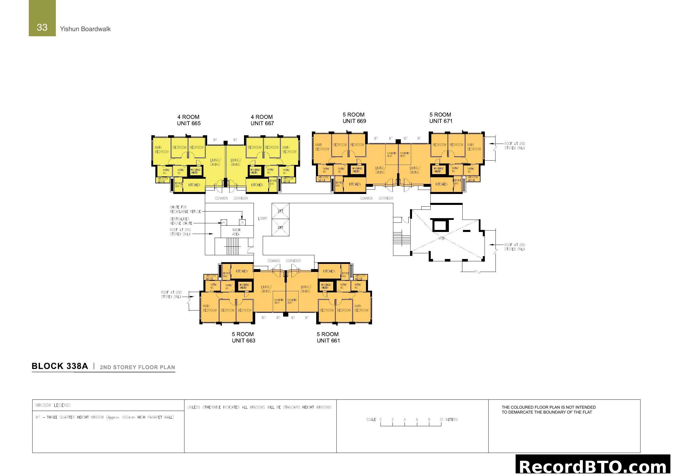 Block 338A 2nd Storey Floor Plan - Yishun Boardwalk