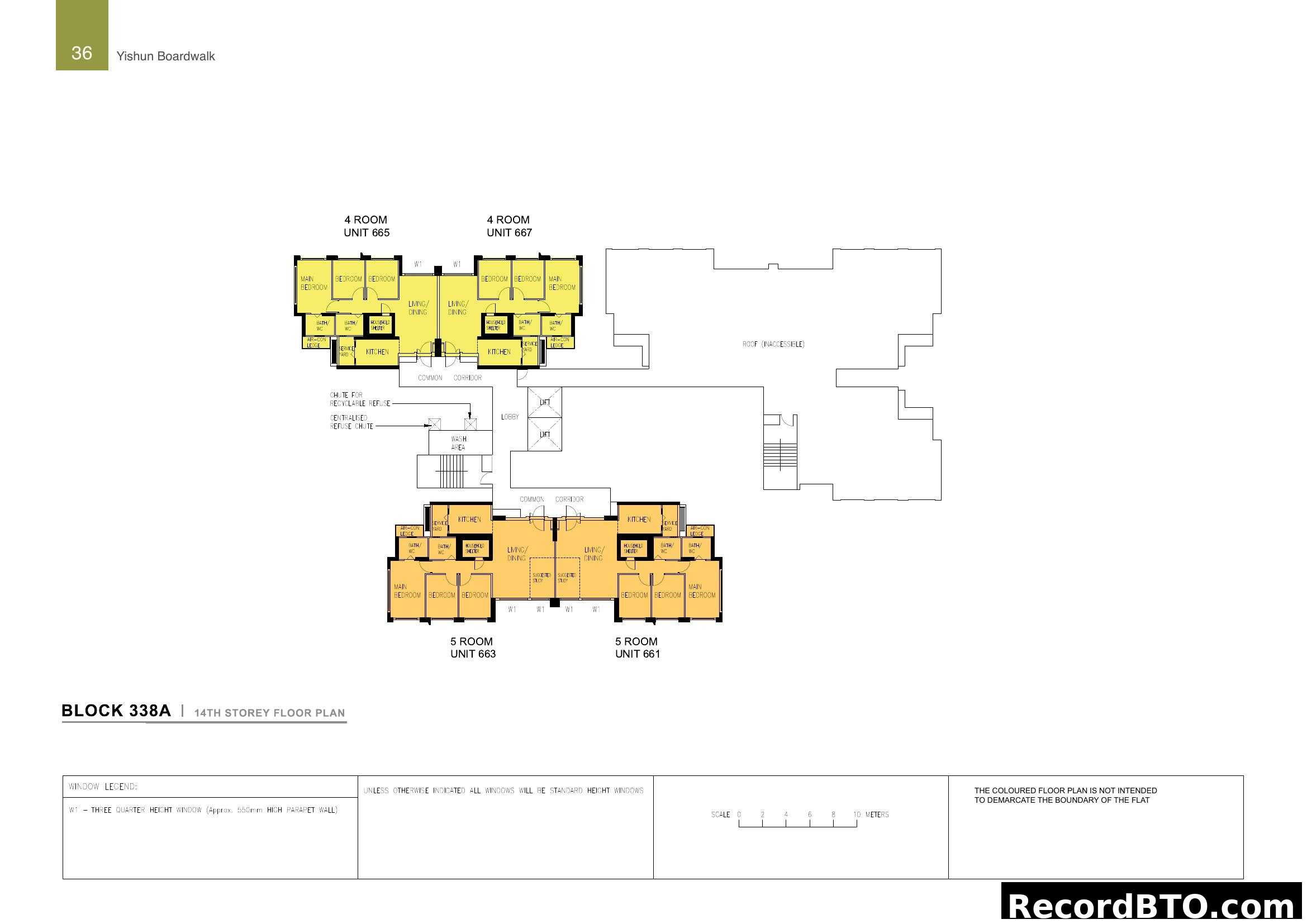 Block 338A 14th Storey Floor Plan