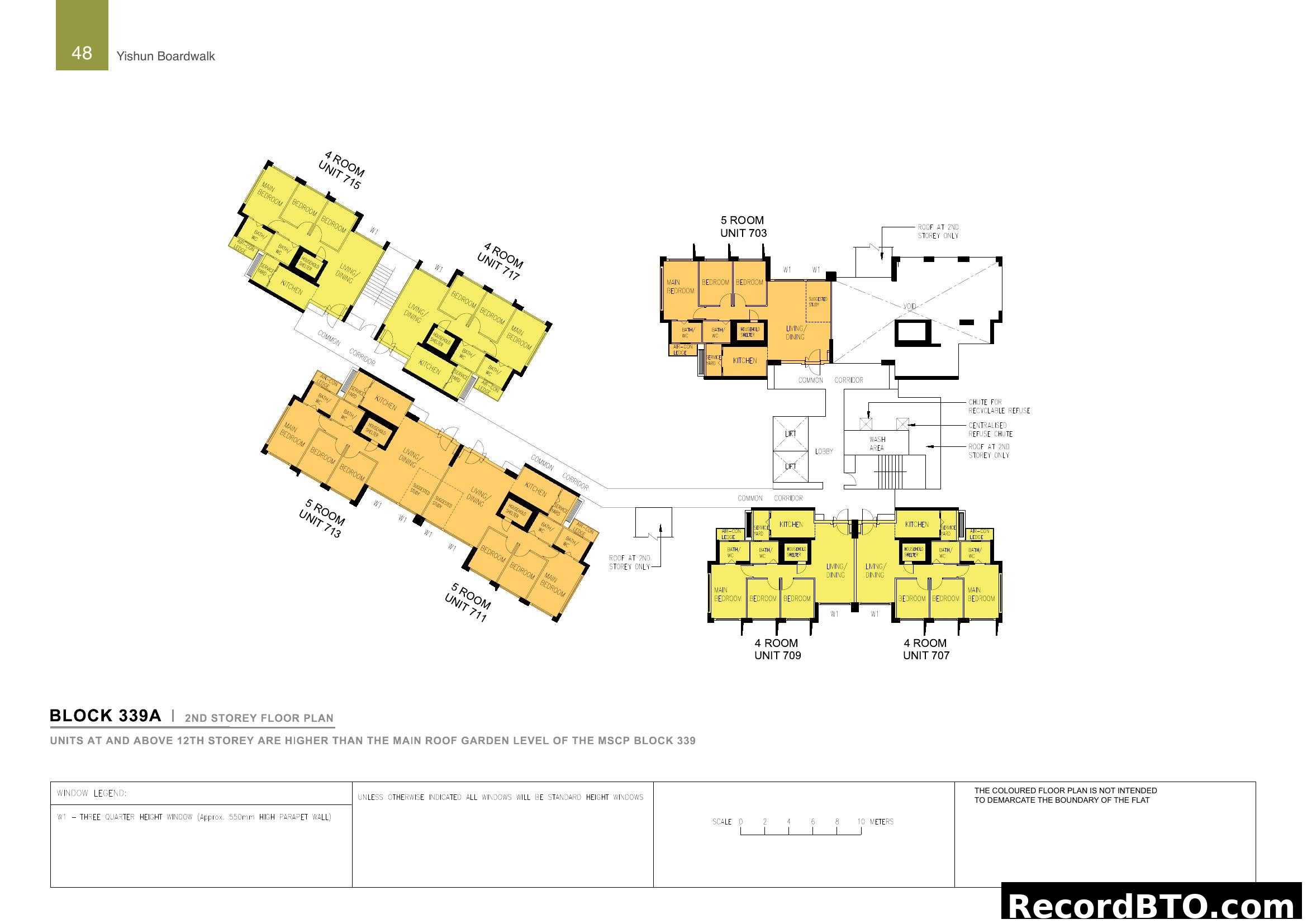 Block 339A 2nd Storey Floor Plan - Yishun Boardwalk