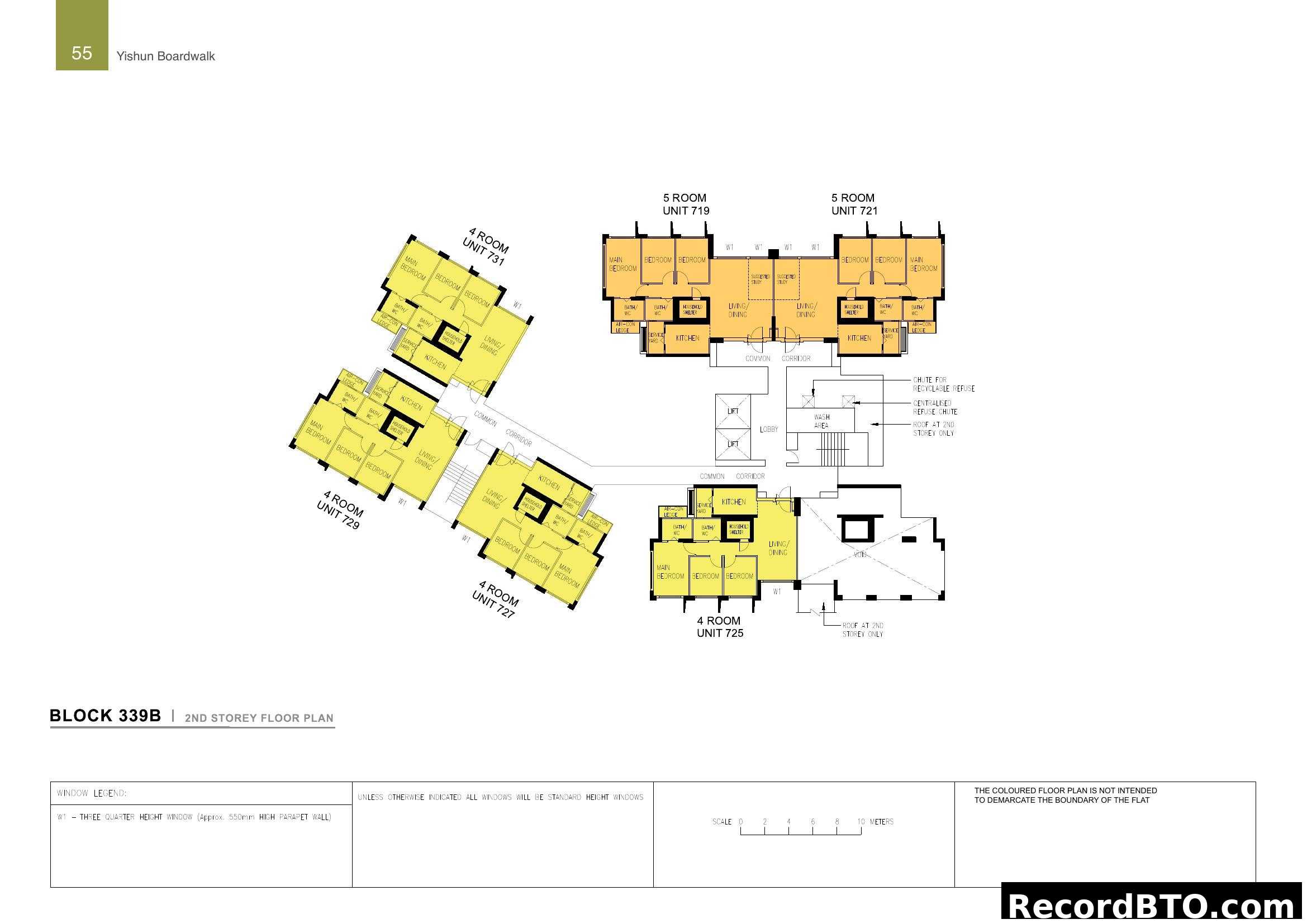 Block 339B 2nd Storey Floor Plan - Yishun Boardwalk