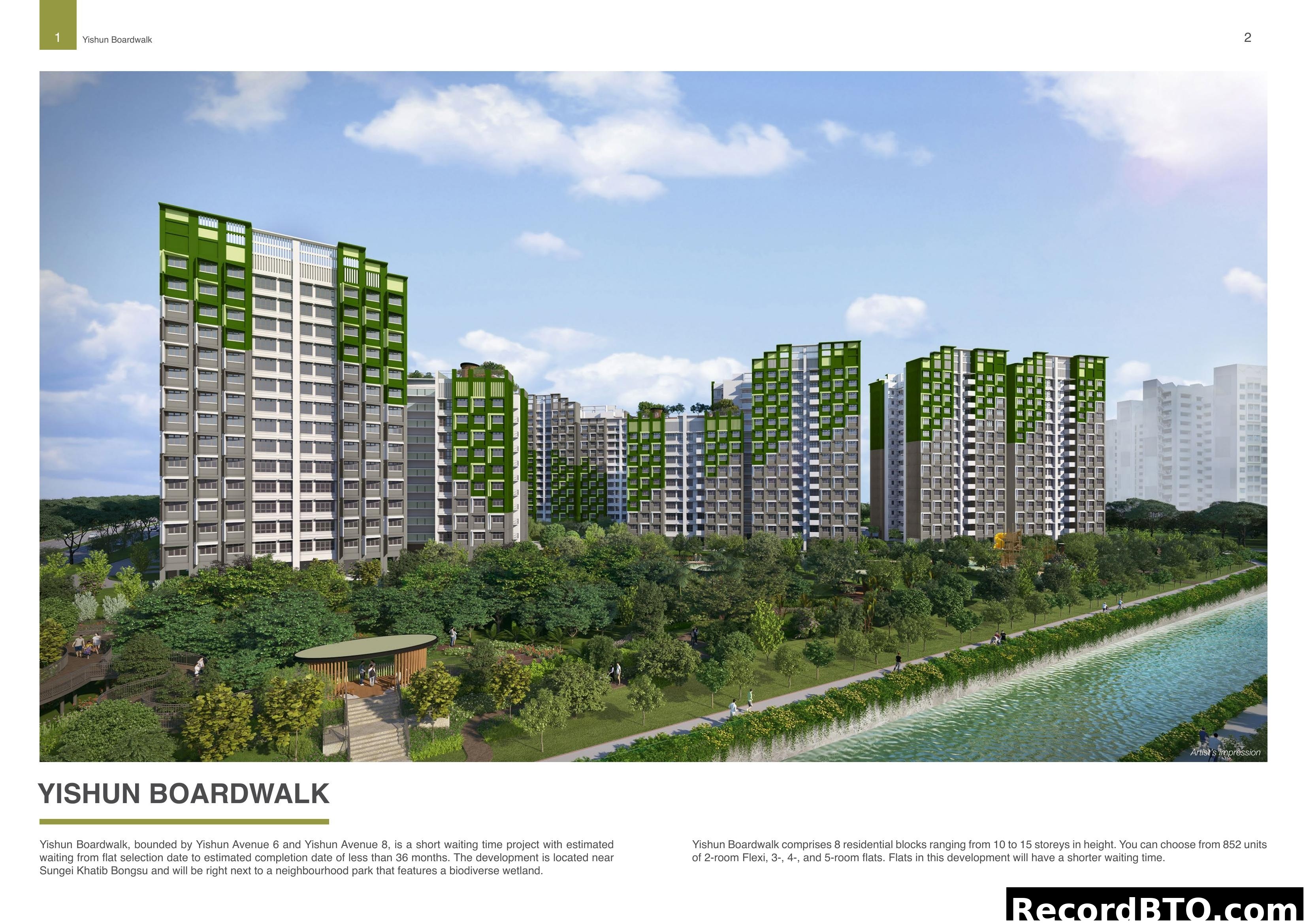 Yishun Boardwalk Artist's Impression