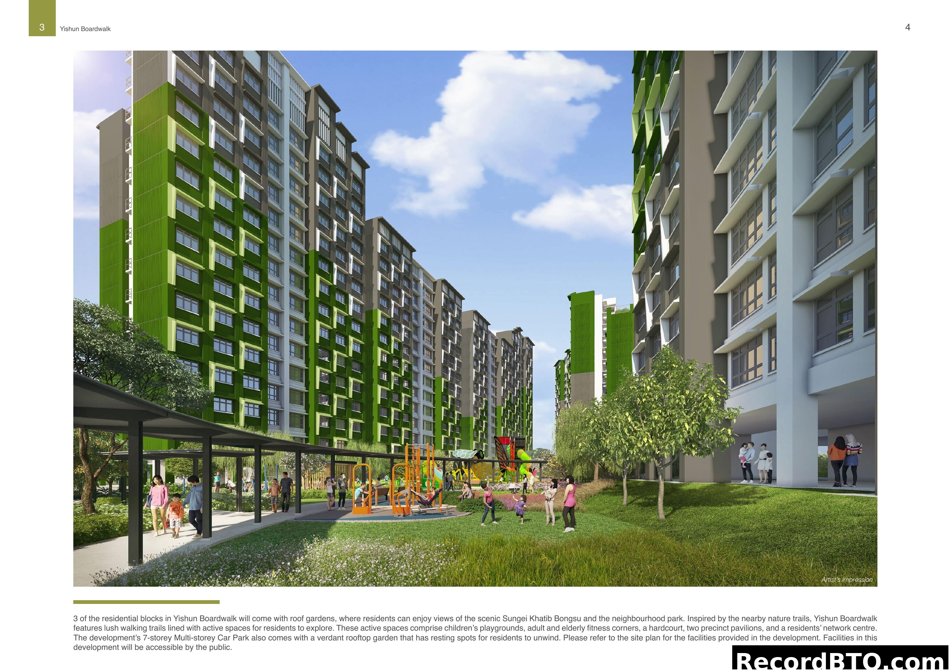 Yishun Boardwalk Artist's Impression