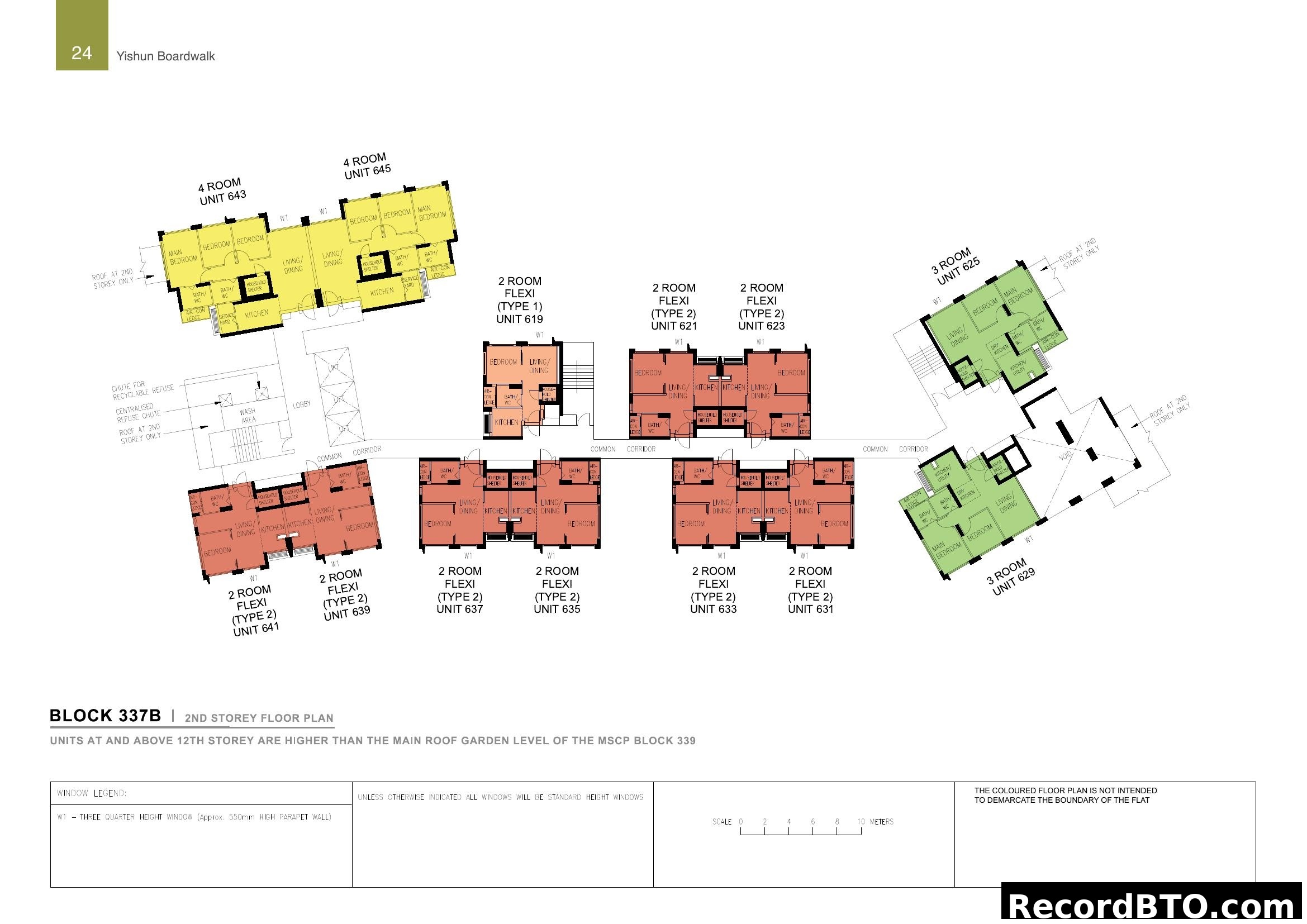 Yishun Boardwalk Block 337B 2nd Storey Floor Plan