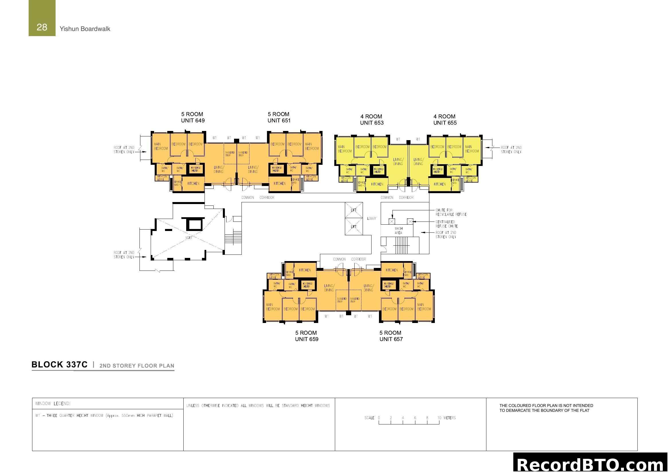 Block 337C 2nd Storey Floor Plan - Yishun Boardwalk