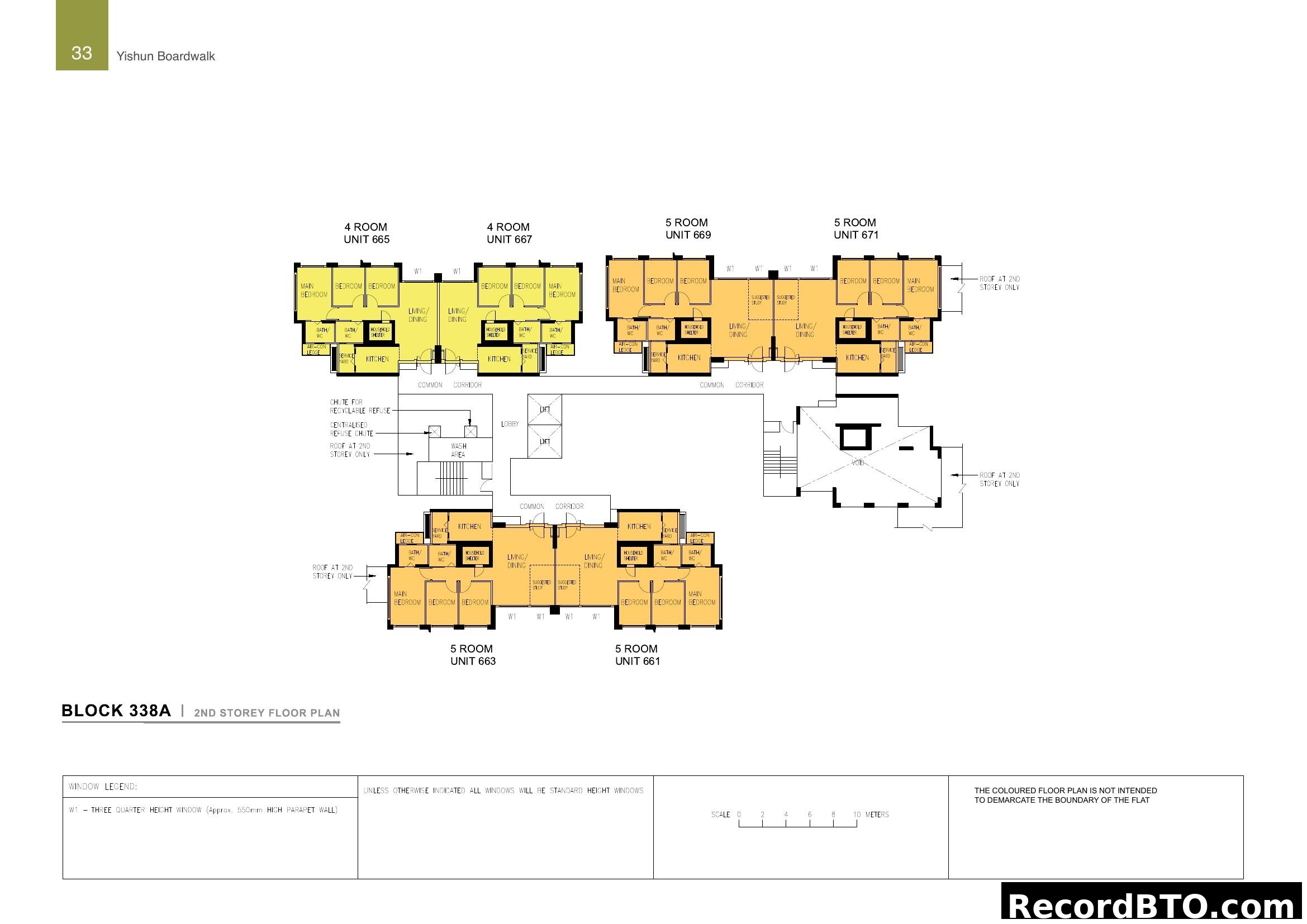 Block 338A 2nd Storey Floor Plan - Yishun Boardwalk