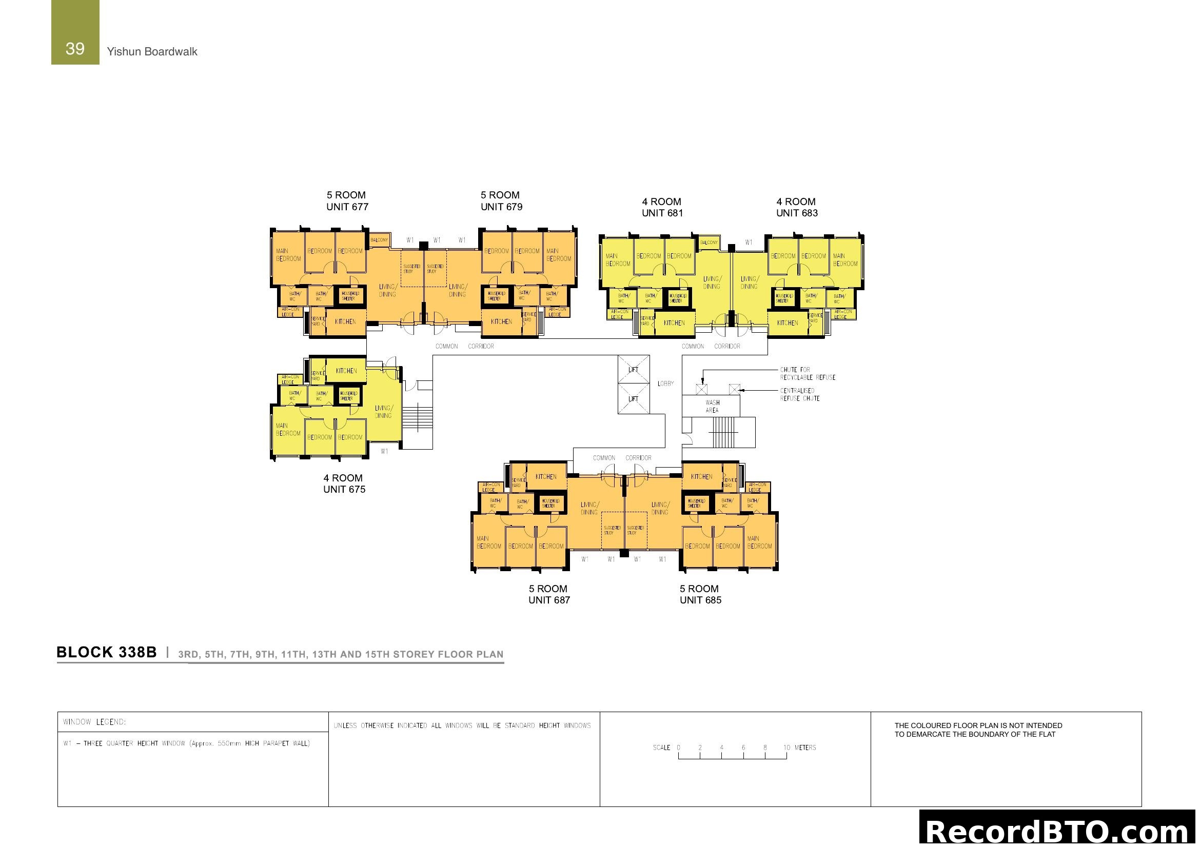 Block 338B Floor Plans - Yishun Boardwalk