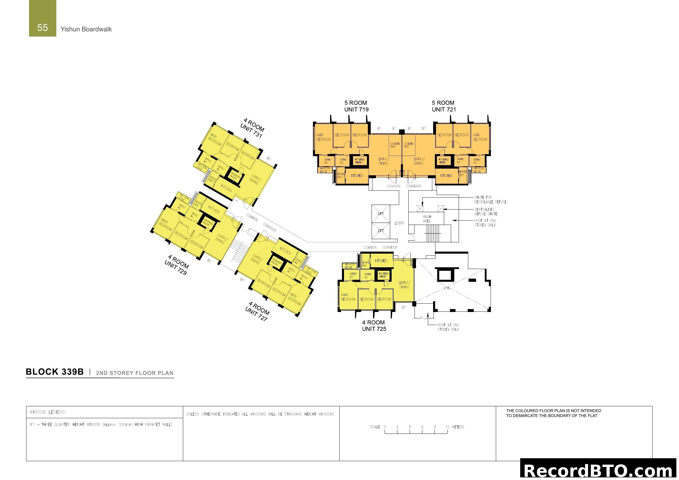 Block 339B 2nd Storey Floor Plan - Yishun Boardwalk