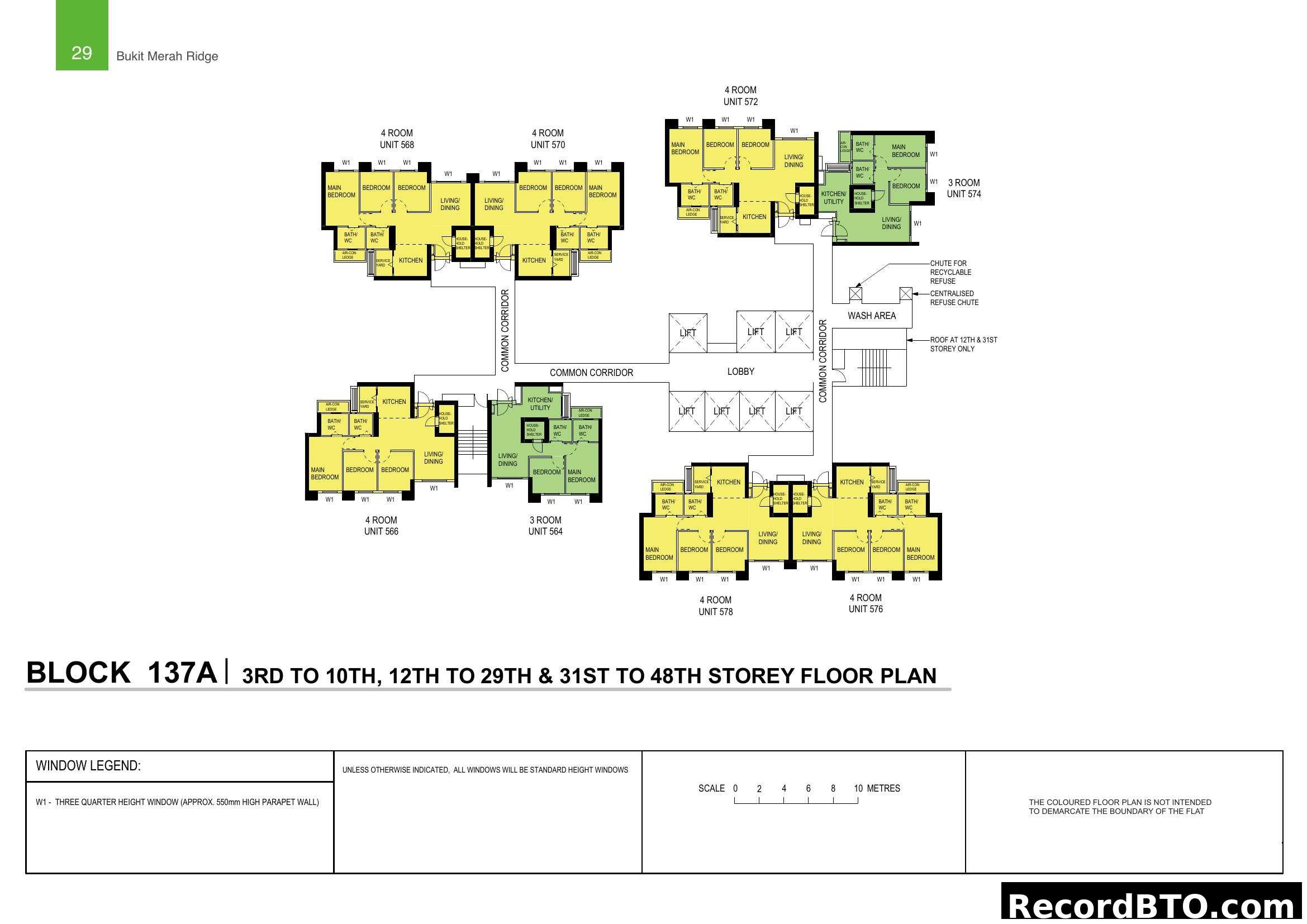 Bukit Merah Ridge Block 137A Storey Floor Plan