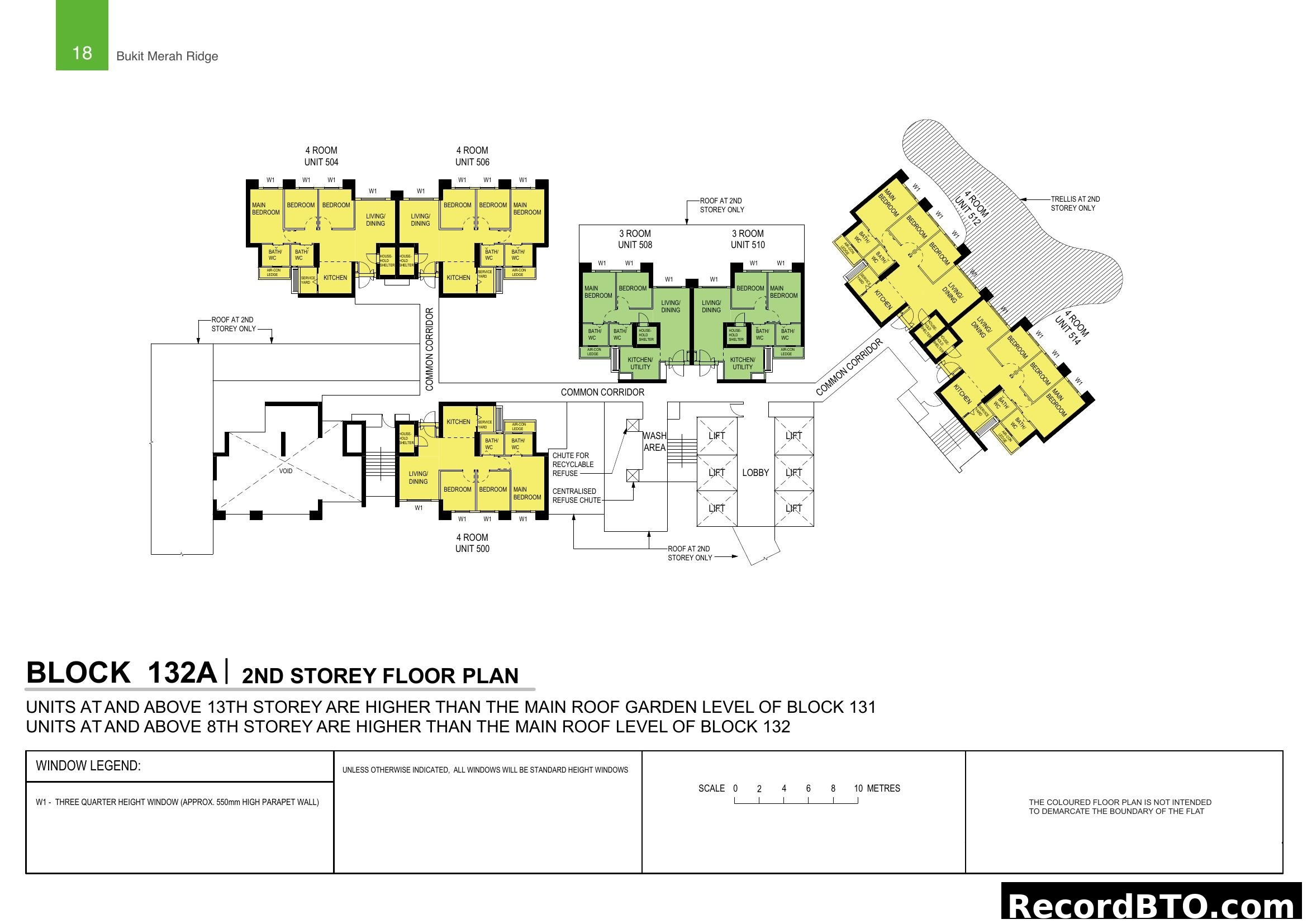 Block 132A 2nd Storey Floor Plan